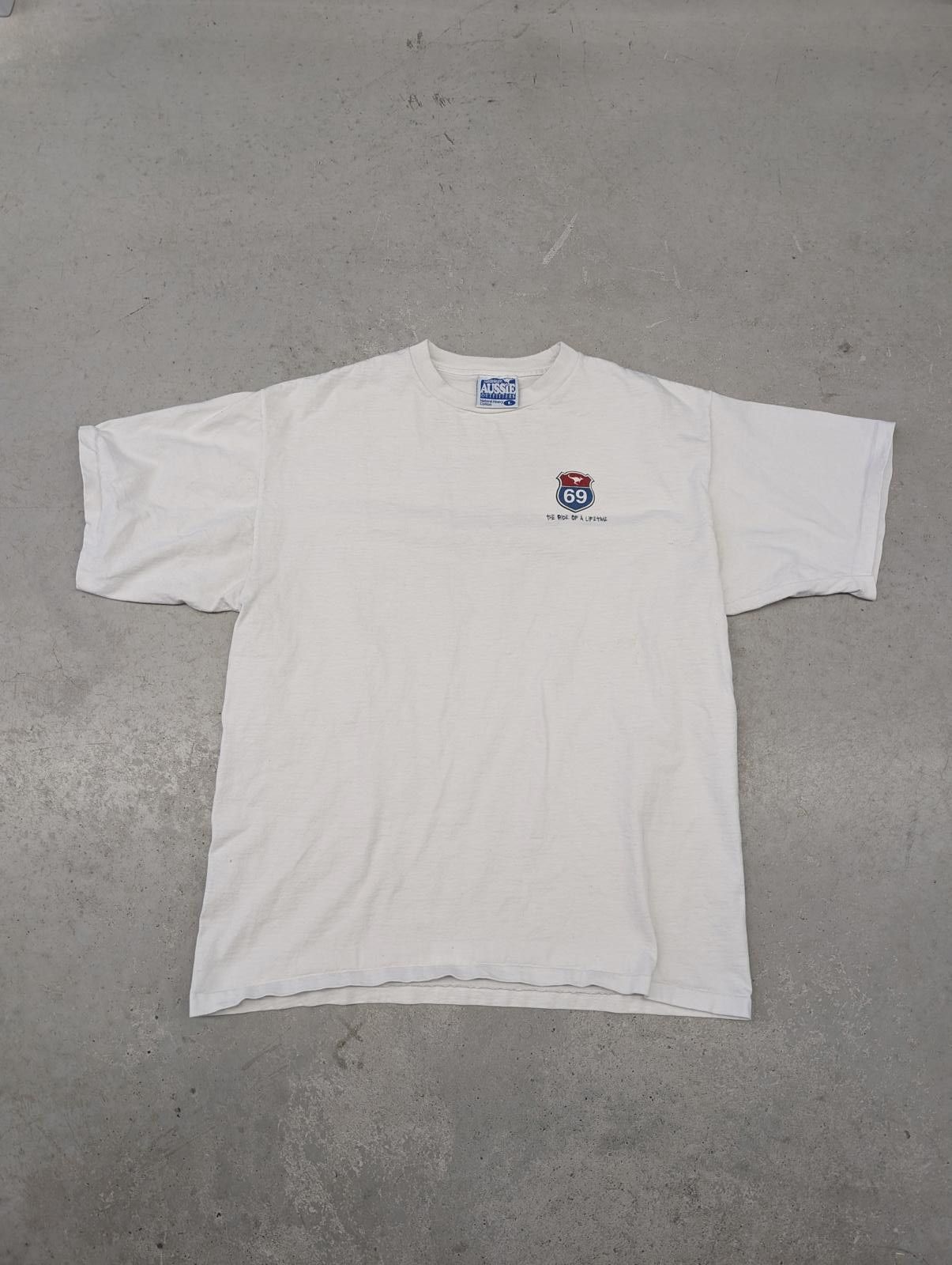 Vintage Vintage 90s Australia My Way or the High Way Rally T-shirt Size US L / EU 52-54 / 3 - 4 Thumbnail