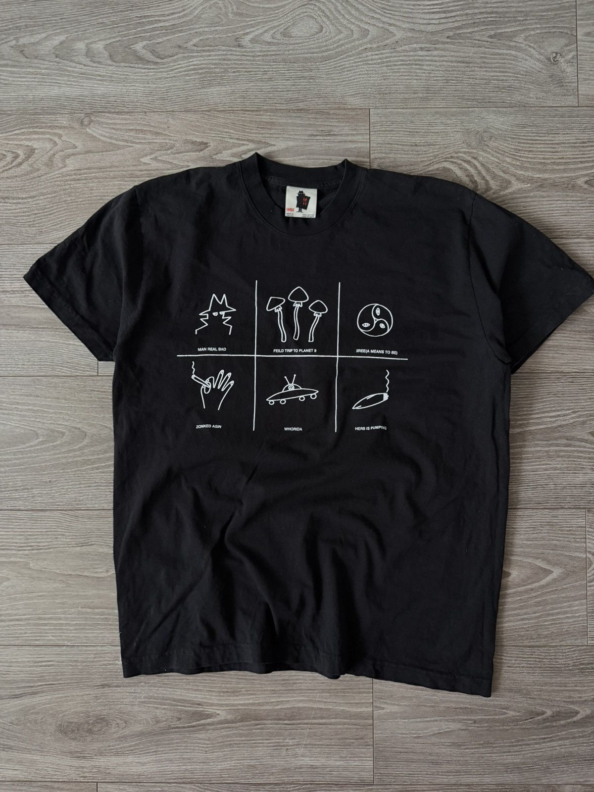 Other Crimewave Hippie Smoking Drip 420 Swag Y2k USA Made Tee Size US L / EU 52-54 / 3 - 8 Thumbnail
