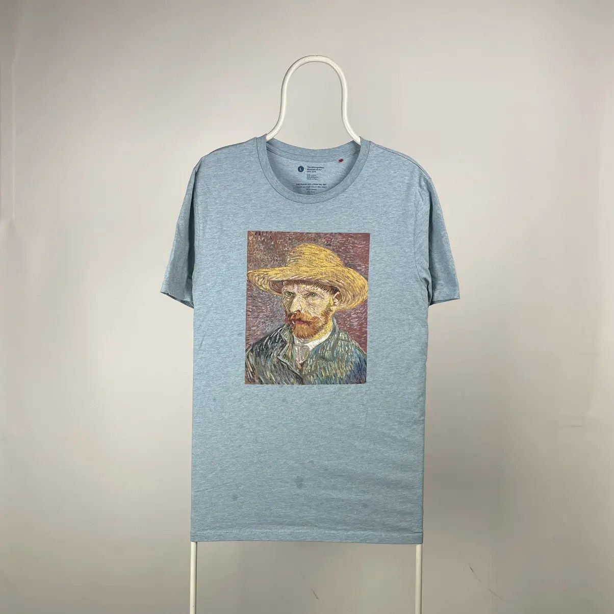 Band Tees Art seif portrait with a Straw hat T-shirt band tee size L Size US L / EU 52-54 / 3 - 1 Thumbnail