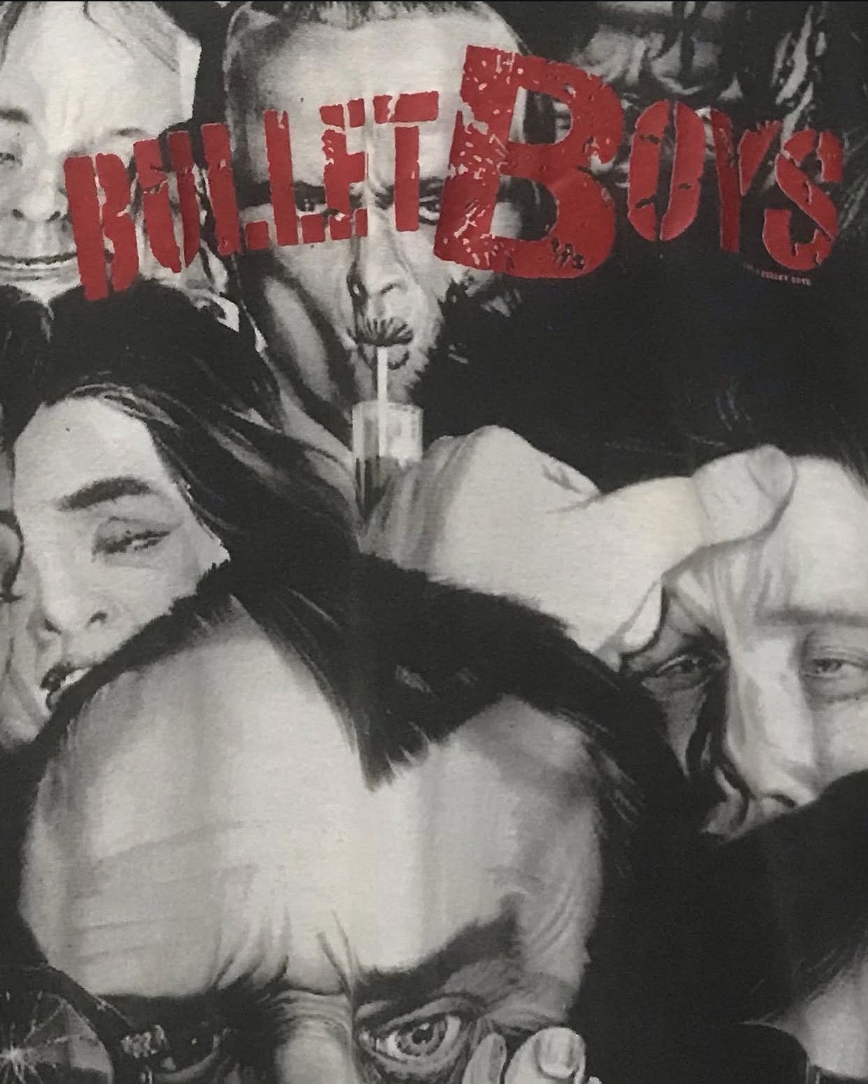 Band Tees × Vintage RARE! AOP BULLETBOYS 90`S Vintage Band Tee Full Print Size US L / EU 52-54 / 3 - 3 Thumbnail