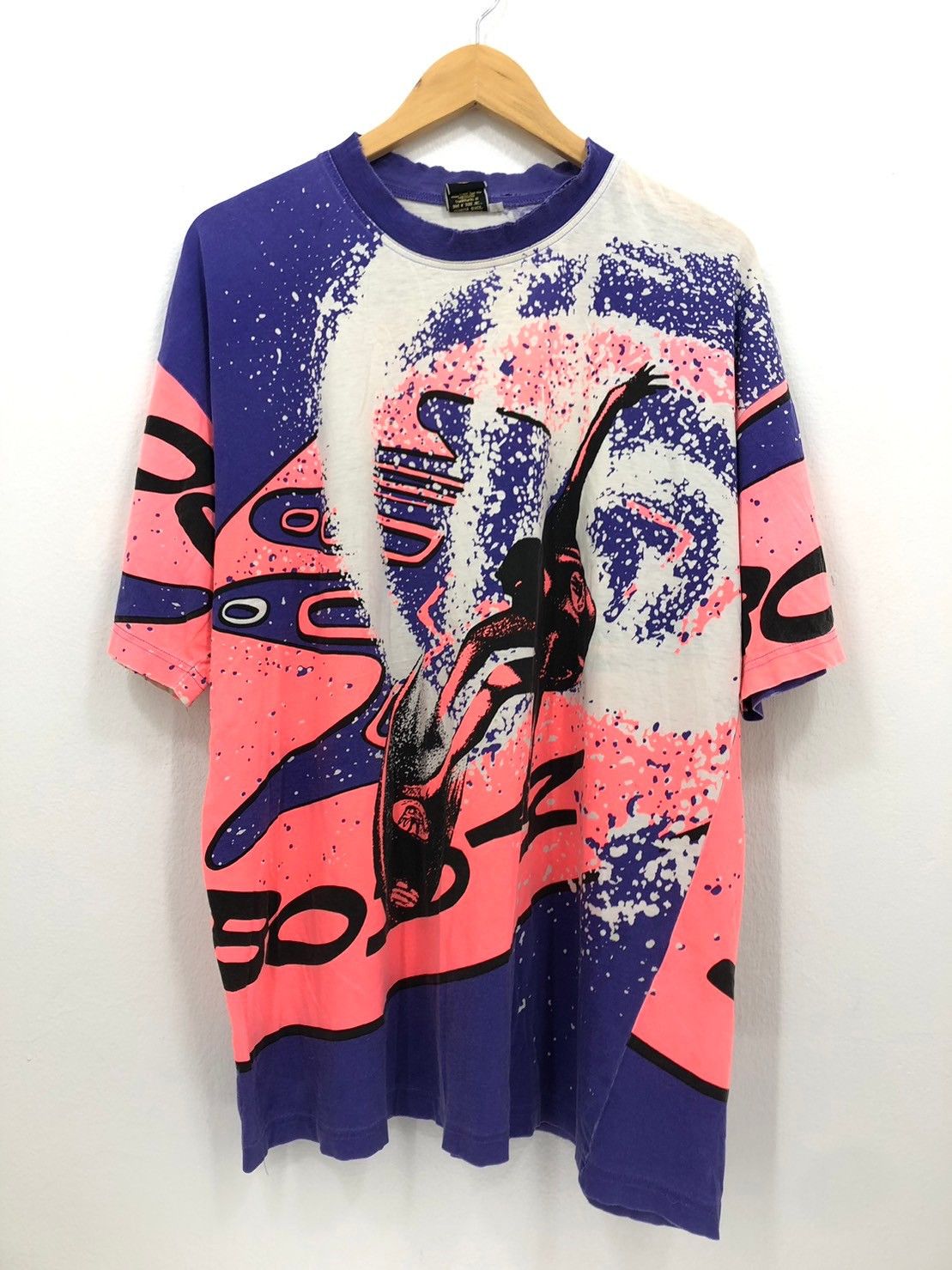 Body Glove × Vintage Vintage 90's Body Glove Over Print shirt wts01 Size US XL / EU 56 / 4 - 3 Thumbnail