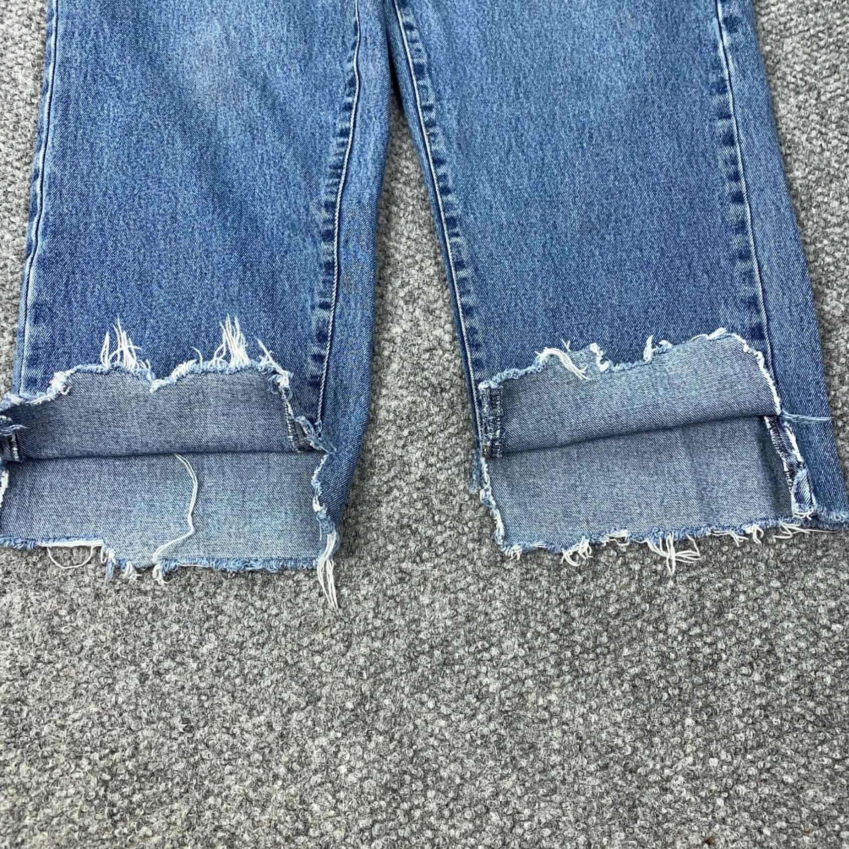Vintage VINTAGE VIGOSS Jeans Mens 34x29 Baggy Loose Denim Blue 90s Grunge Streetwear Size US 31 - 7 Thumbnail
