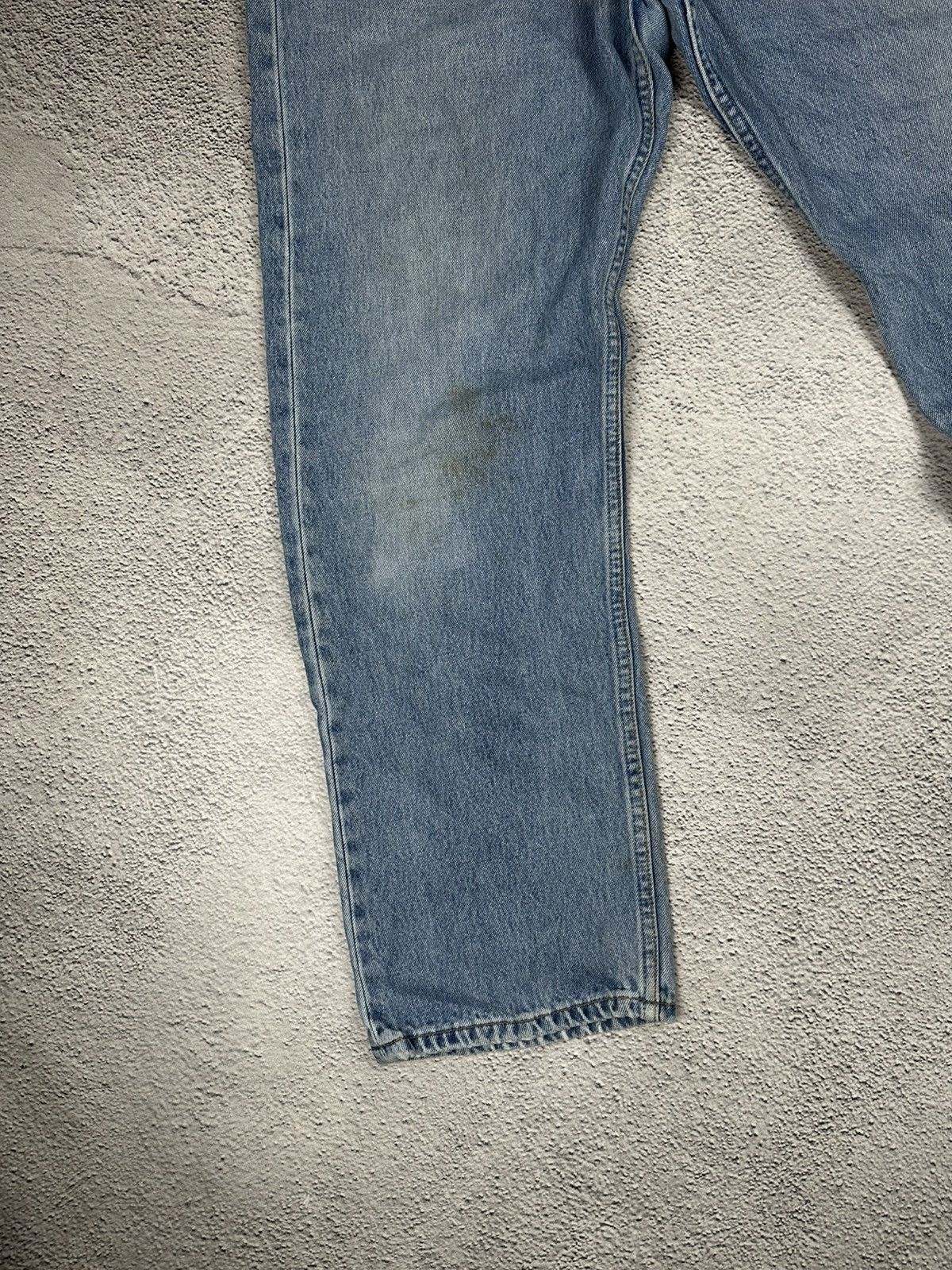 Levi's Vintage Clothing Vintage Levis 501 Washed Denim Blue Jeans 90s Rare Bootcut Size US 38 / EU 54 - 7 Thumbnail