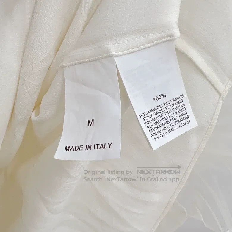 Brunello Cucinelli Brunello Cucinelli White V-neck mesh top Size M / US 6-8 / IT 42-44 - 8 Thumbnail