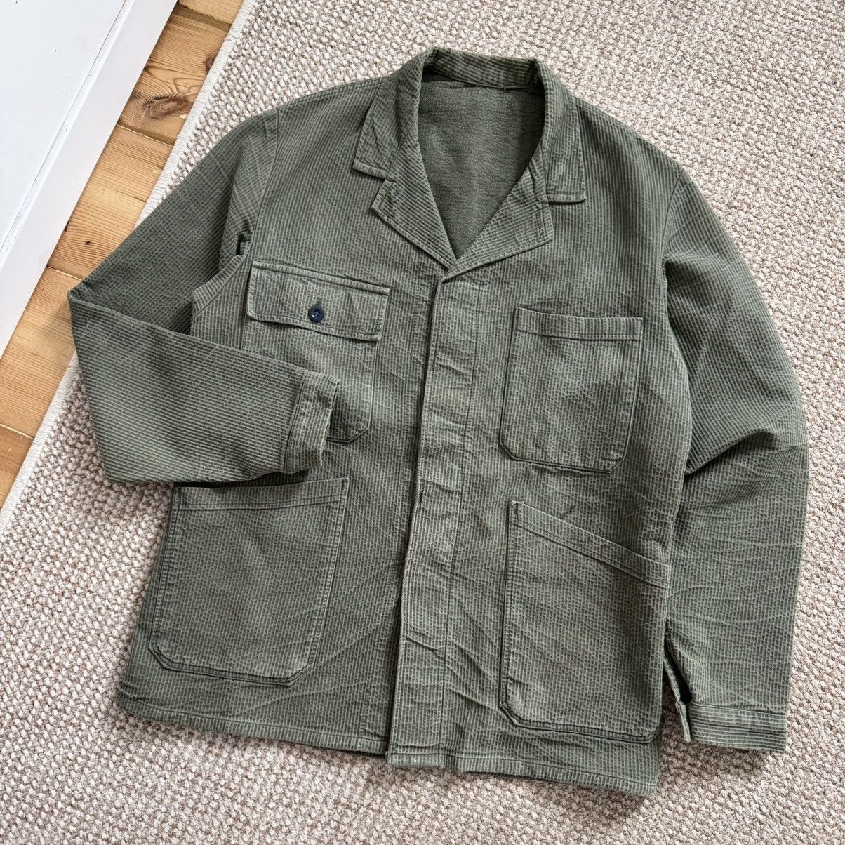 Le Laboureur 80s vintage corduroy sun faded disressed work french jacket Size US M / EU 48-50 / 2 - 1 Thumbnail