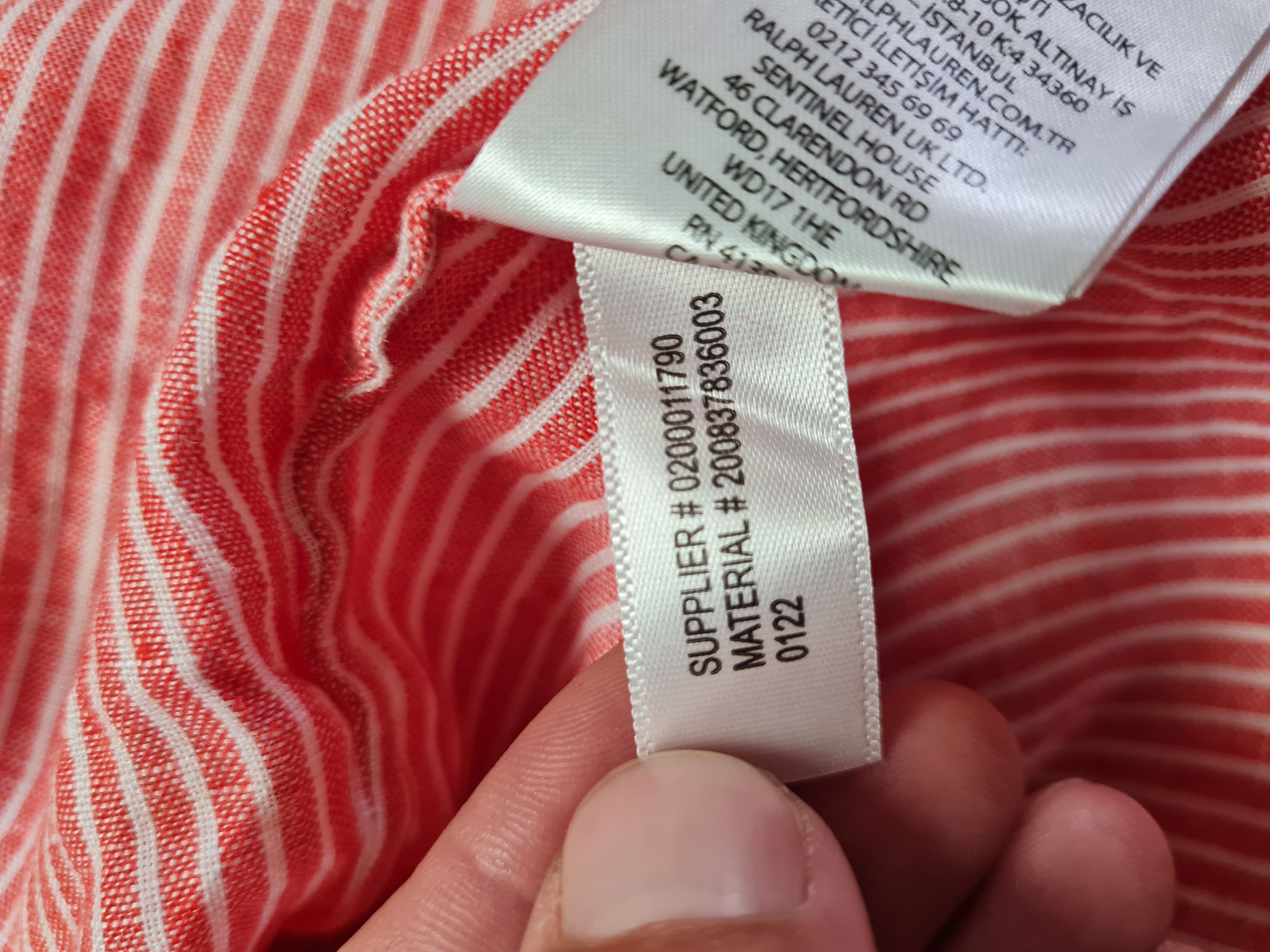 Ralph Lauren Lauren Ralph Lauren pink White Black Label Striped Linen Top Size XL / US 12-14 / IT 48-50 - 18 Thumbnail