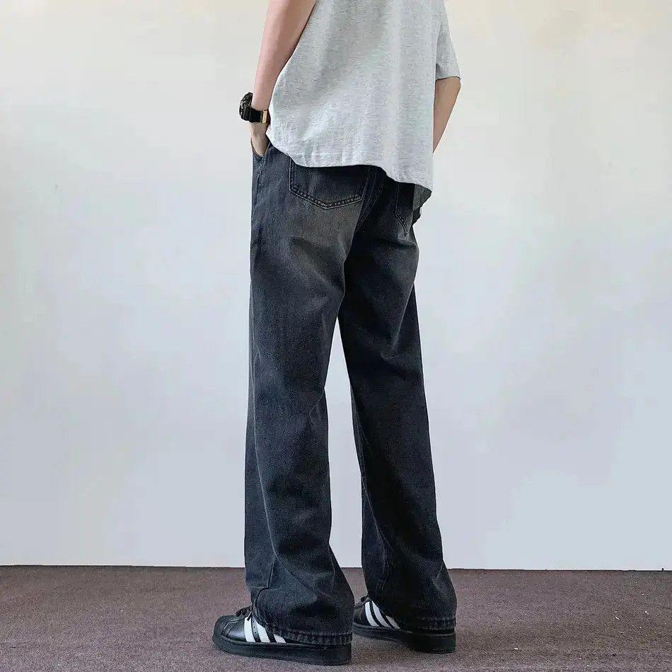 Japanese Brand Retro loose wide leg high street casual jeans Size US 32 / EU 48 - 5 Thumbnail