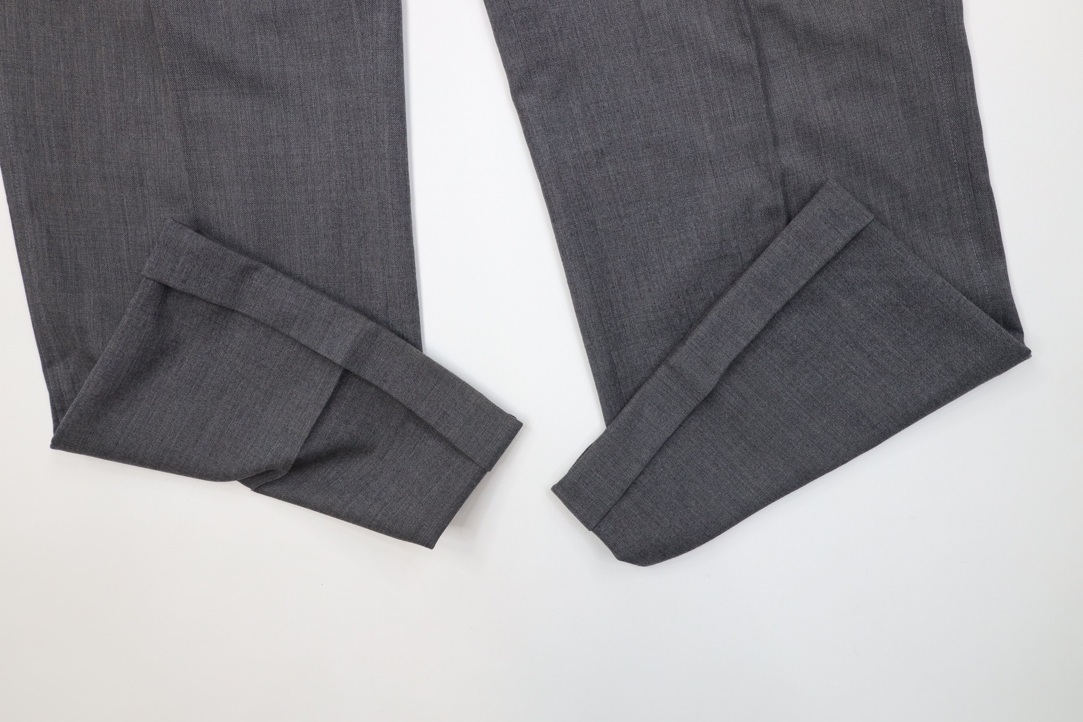 Lands' End Vintage 80s Lands End Knit Wide Leg Chino Pants Gray USA Size US 40 / EU 56 - 5 Thumbnail