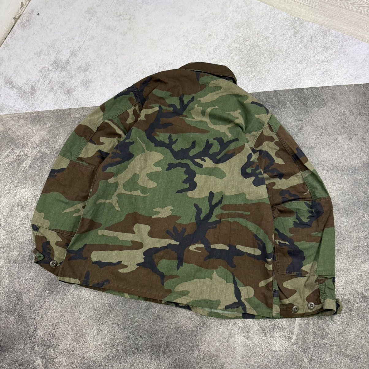 Vintage Vintage US ARMY BDU woodland jacket camouflage ripstop Size US XXL / EU 58 / 5 - 3 Thumbnail