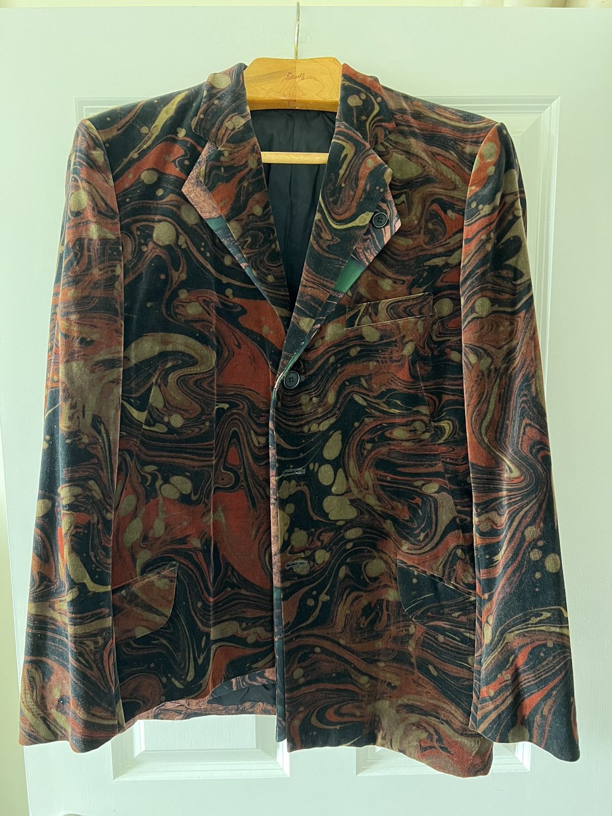 Yohji Yamamoto Yohji Yamamoto P.H. F/W 2015 Marble Jacket Sz.3 (Rare) Size US L / EU 52-54 / 3 - 1 Thumbnail