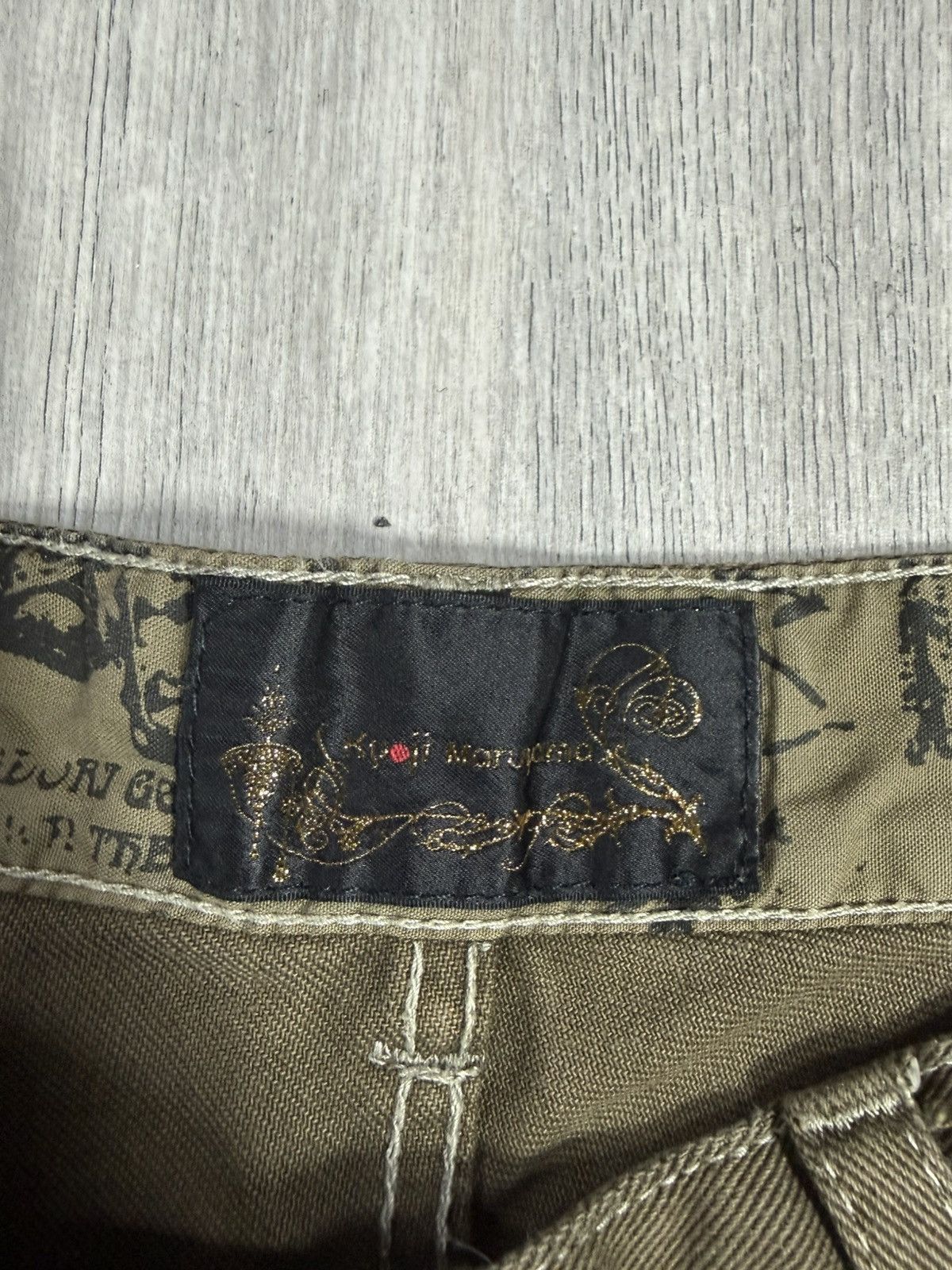 Japanese Brand Kyoji Maruyama archive cargo jeans Y2K Japan designer rare Size US 32 / EU 48 - 3 Thumbnail