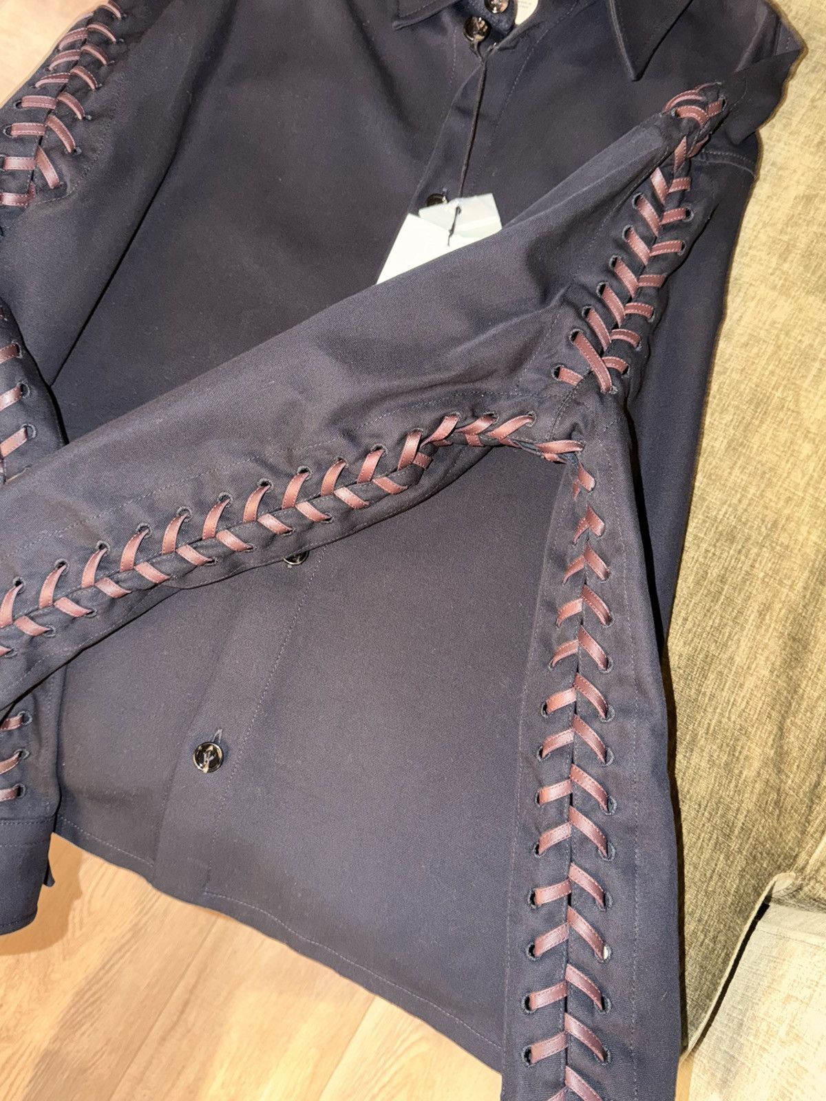 Bottega Veneta Lace up jacket Size US L / EU 52-54 / 3 - 4 Thumbnail