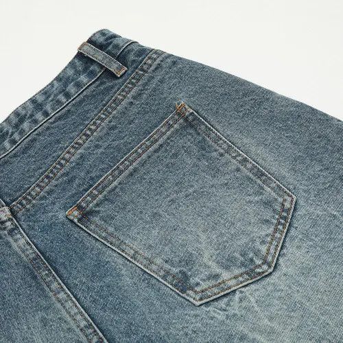 VIBE Lightning Blue Jorts, Loose Denim Jean Shorts Size US 30 / EU 46 - 8 Thumbnail
