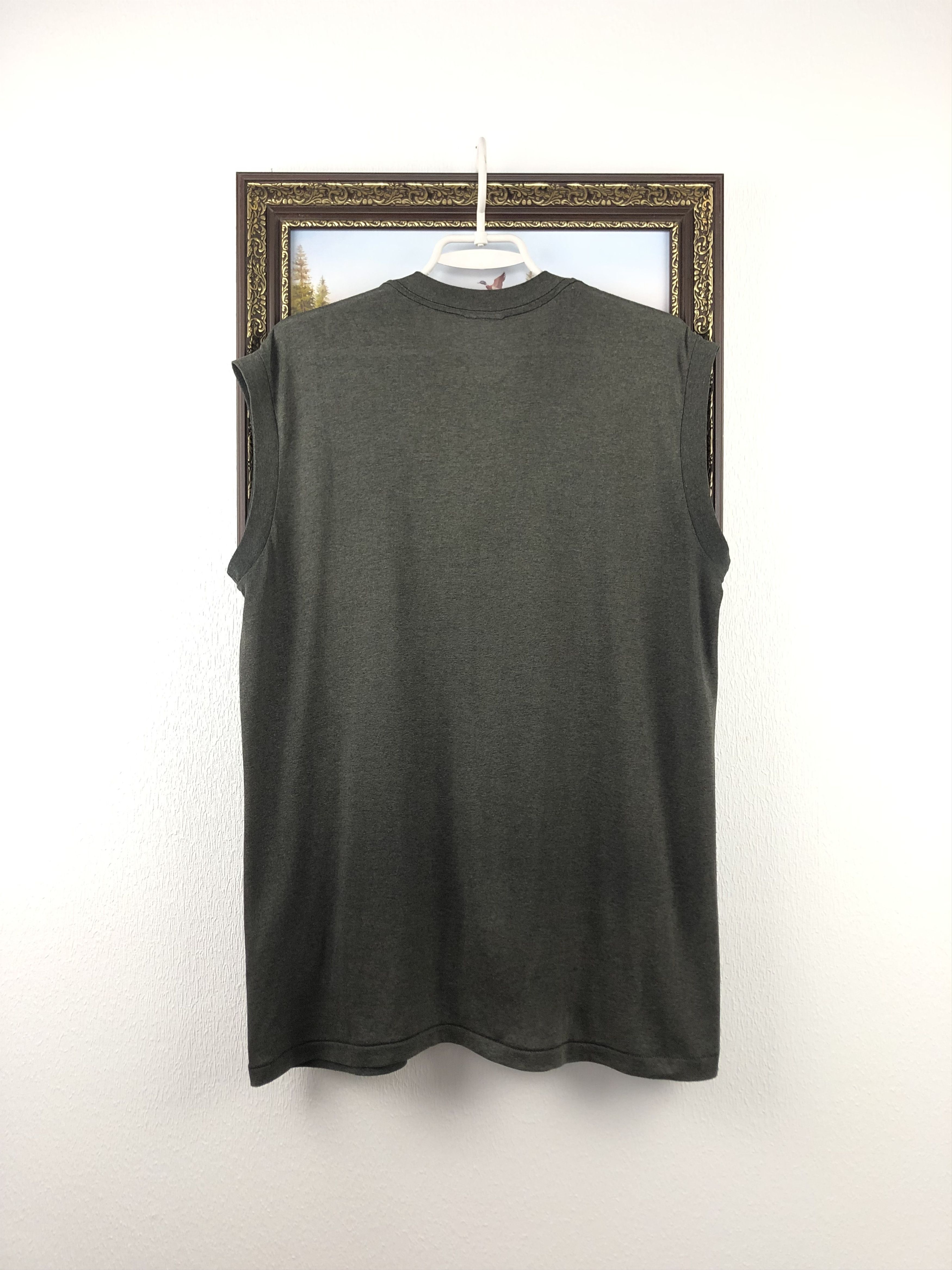 Harley Davidson Vintage 80's Harley Davidson Real Steel Shirt Print Vest Tee Size US L / EU 52-54 / 3 - 12 Thumbnail