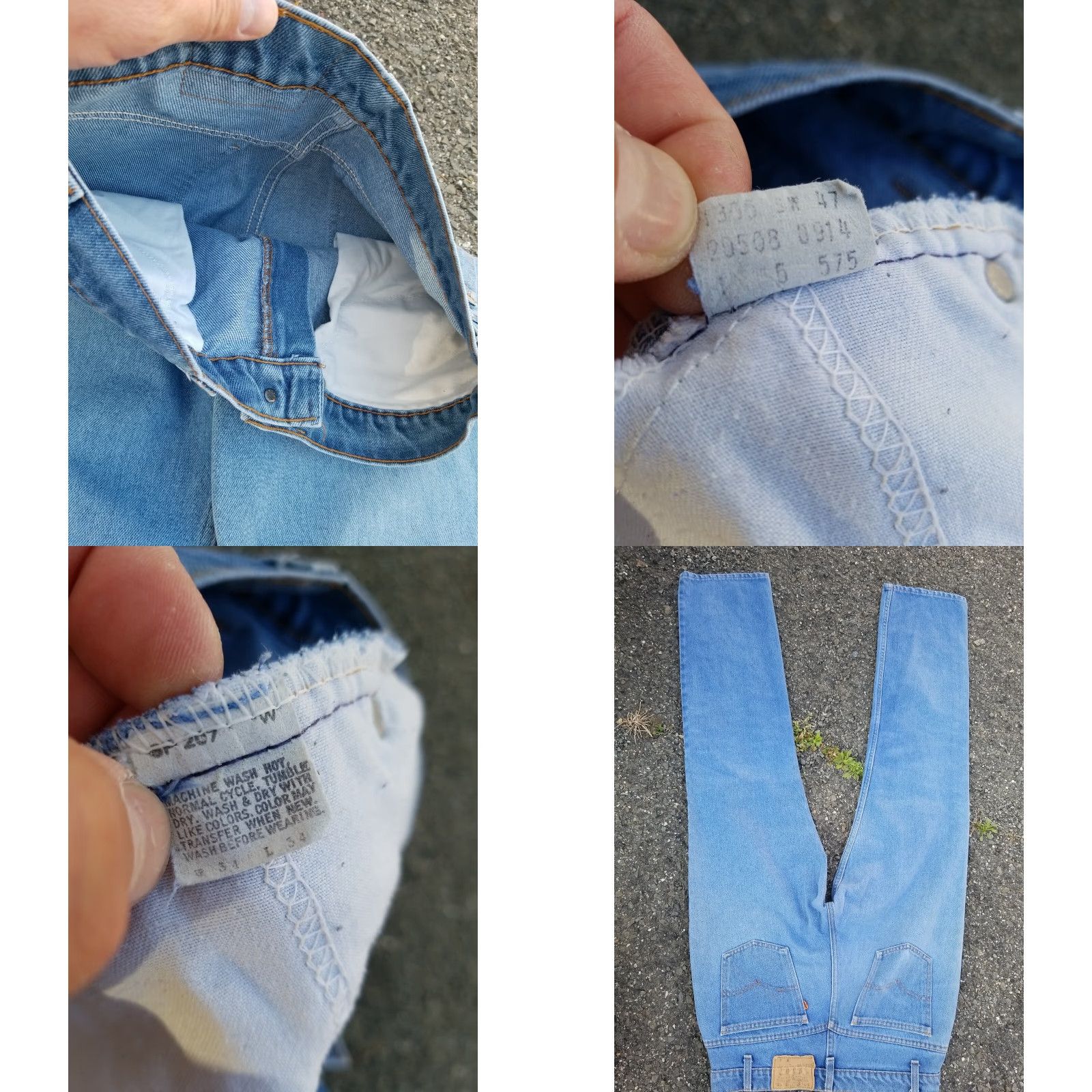 Levi's VINTAGE Levi's Orange Tab 20508 0914 Blue Jeans USA Made 34x34 Mom Cut Denim Jeans Men Regular 34in Inseam 34in Size US 34 / EU 50 - 8 Thumbnail