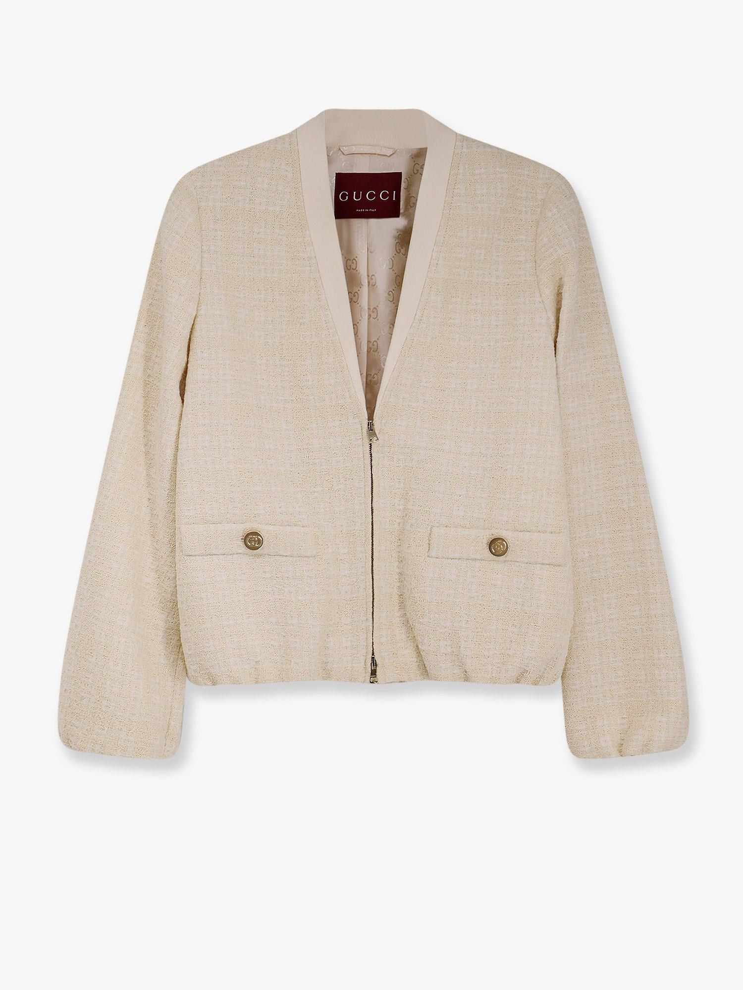 Gucci Gucci Checked cotton tweed jacket Tag Size IT 42 Women - USA Tariffs Included Size M / US 6-8 / IT 42-44 - 1 Thumbnail