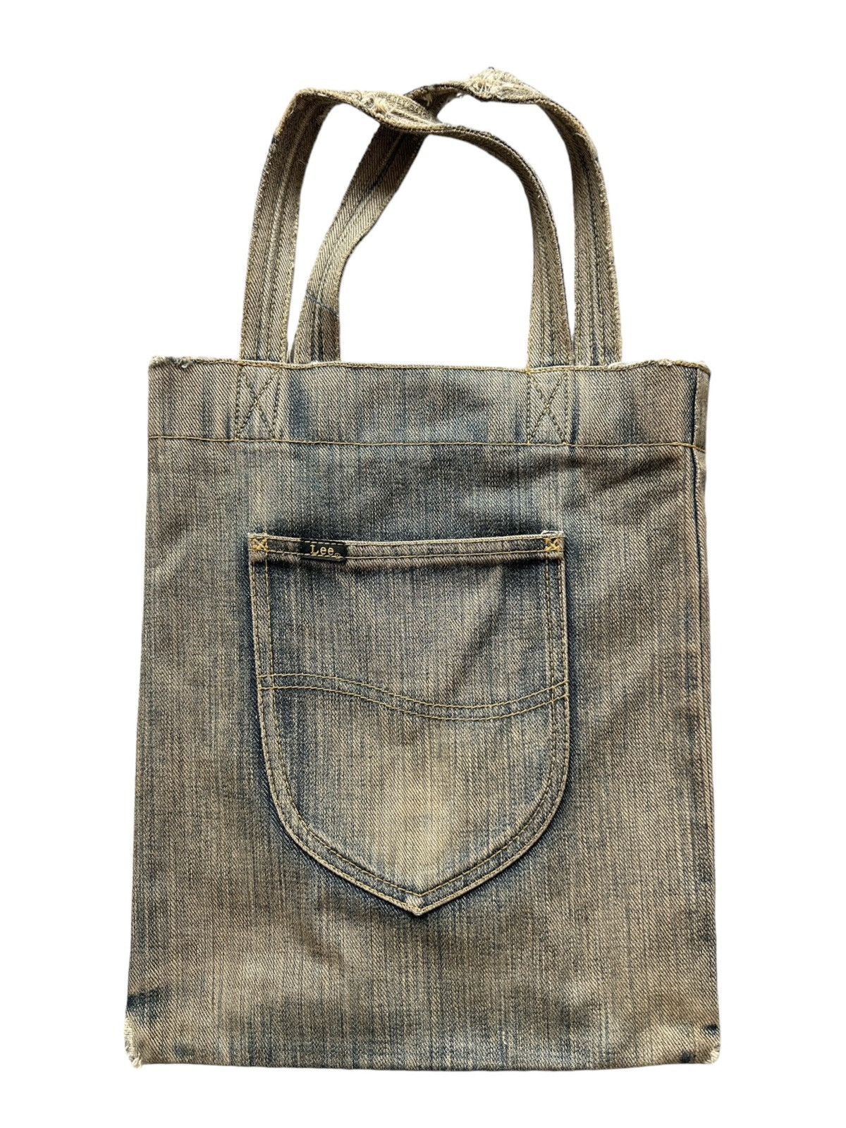 Lee × Vintage Vintage Lee Riser Mudwash Distressed Denim Bag Size ONE SIZE - 2 Thumbnail