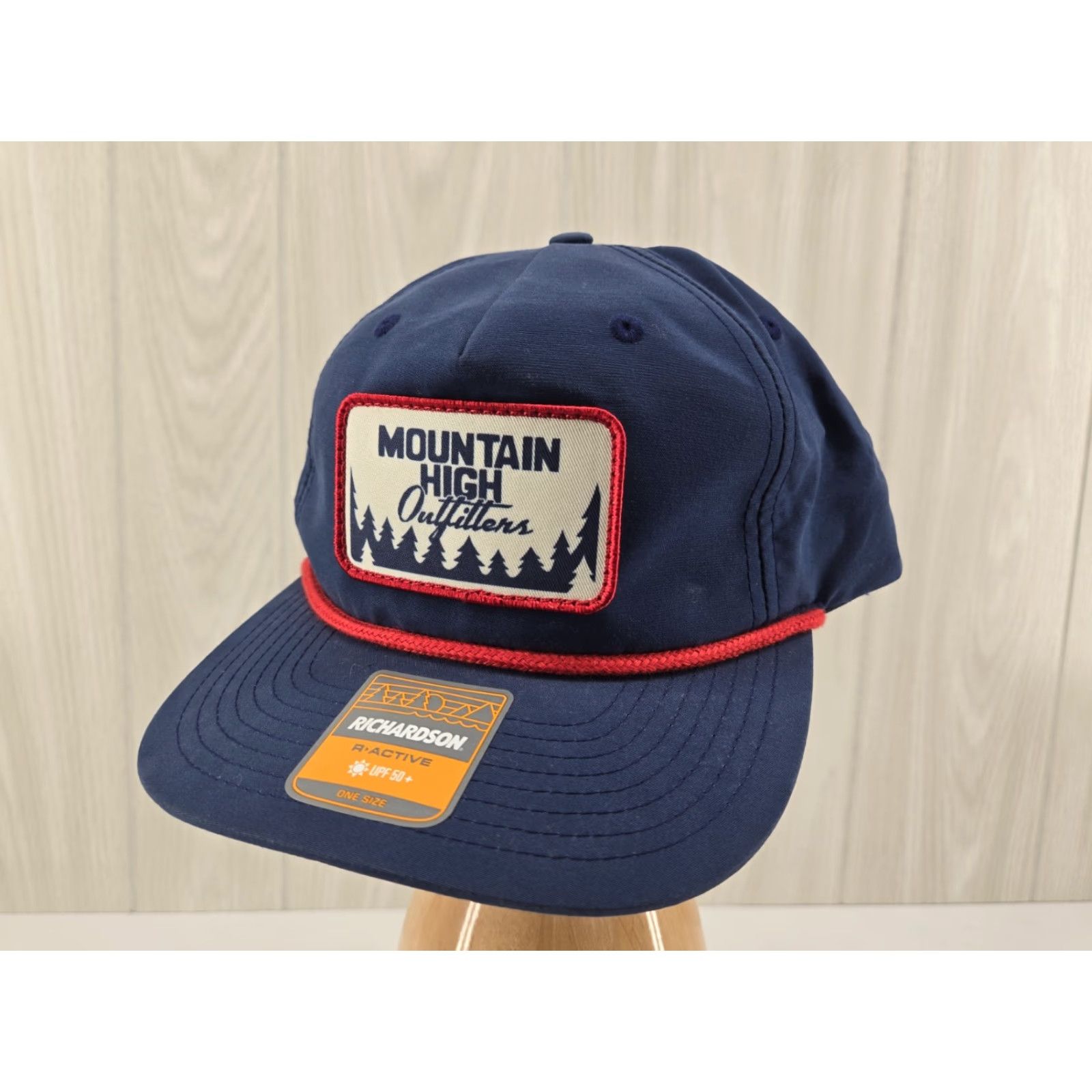 Vintage VINTAGE Mountain High Outfitters Richardson Snapback Hat Blue Men One Size Casual Solid Size ONE SIZE - 2 Thumbnail