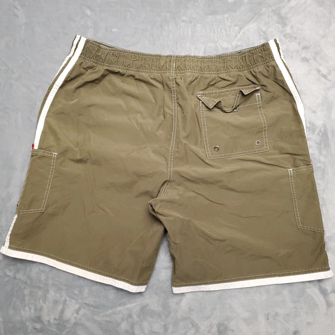 Vintage VINTAGE No Boundaries Shorts Mens XL Green Lined Cargo Swim Trunks Beach Retro Size US 36 / EU 52 - 4 Thumbnail