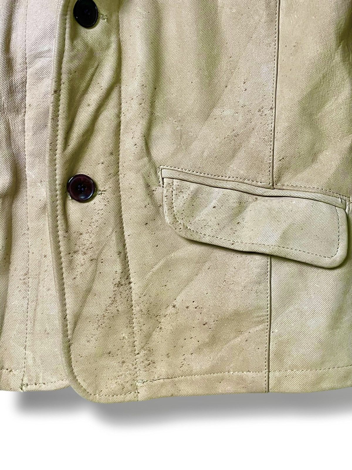 Japanese Brand × Vintage Japanese Brand Shama Leather Suede Coat (48) Size US XS / EU 42 / 0 - 8 Thumbnail
