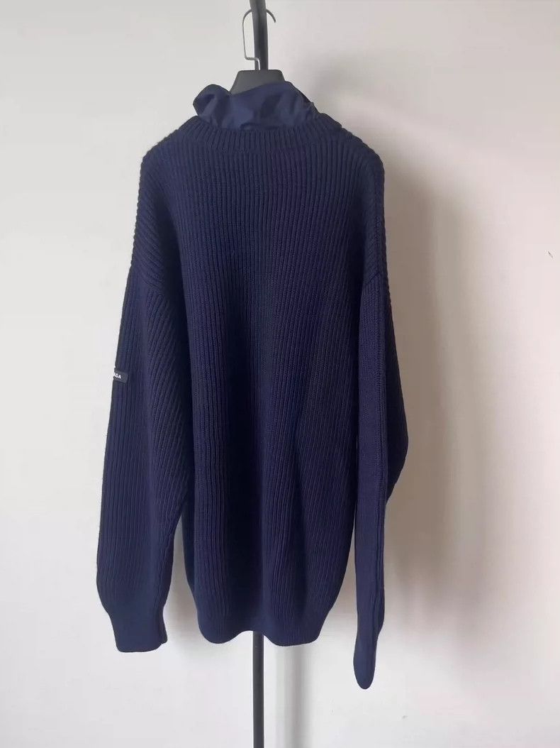 Balenciaga Balenciaga Patchwork layered pullover long-sleeve sweater Size US S / EU 44-46 / 1 - 2 Thumbnail