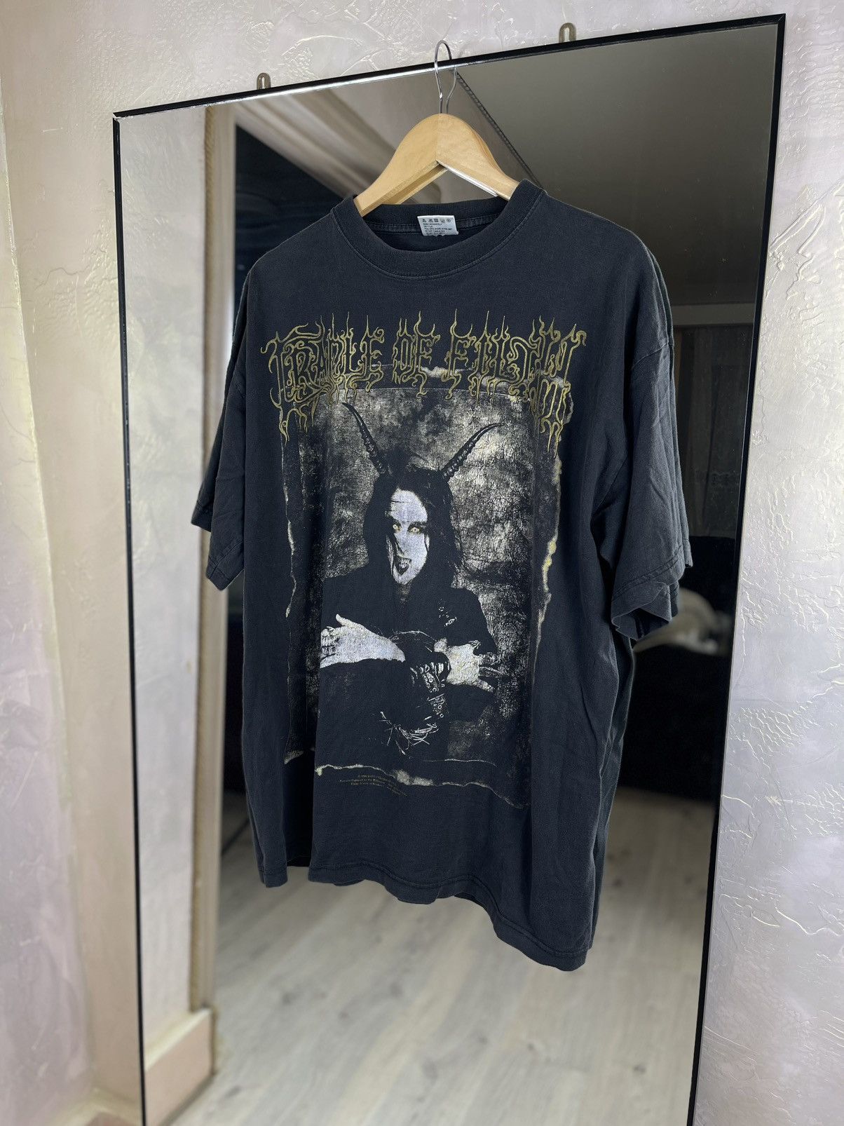 Vintage 1998 Cradle of Filth Wall-Eyed Vain Metal Tee