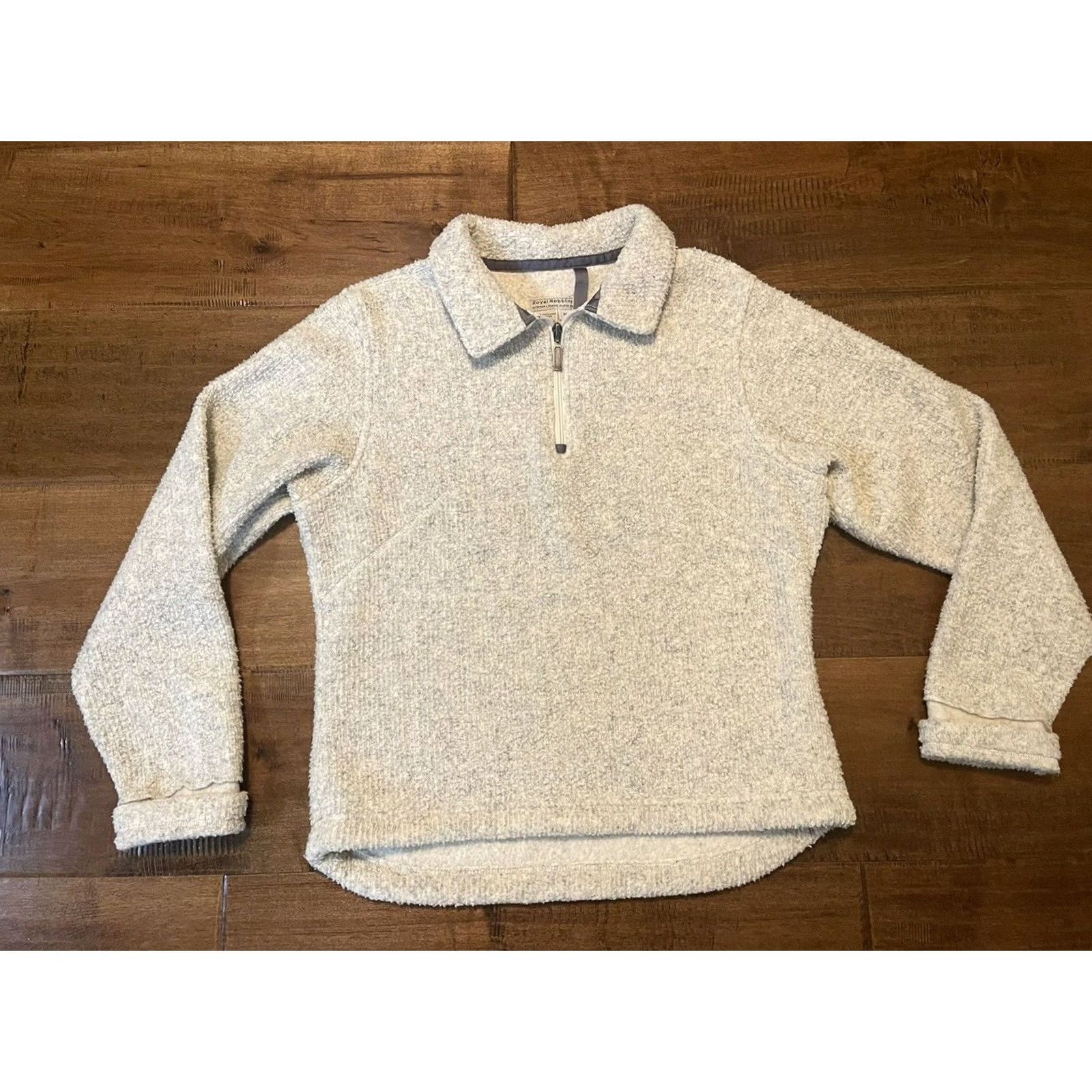 Royal Robbins Royal Robbins Women's Medium Ivory Fleece Jacket 1/4 Quarter Zip Pullover Size M / US 6-8 / IT 42-44 - 2 Thumbnail