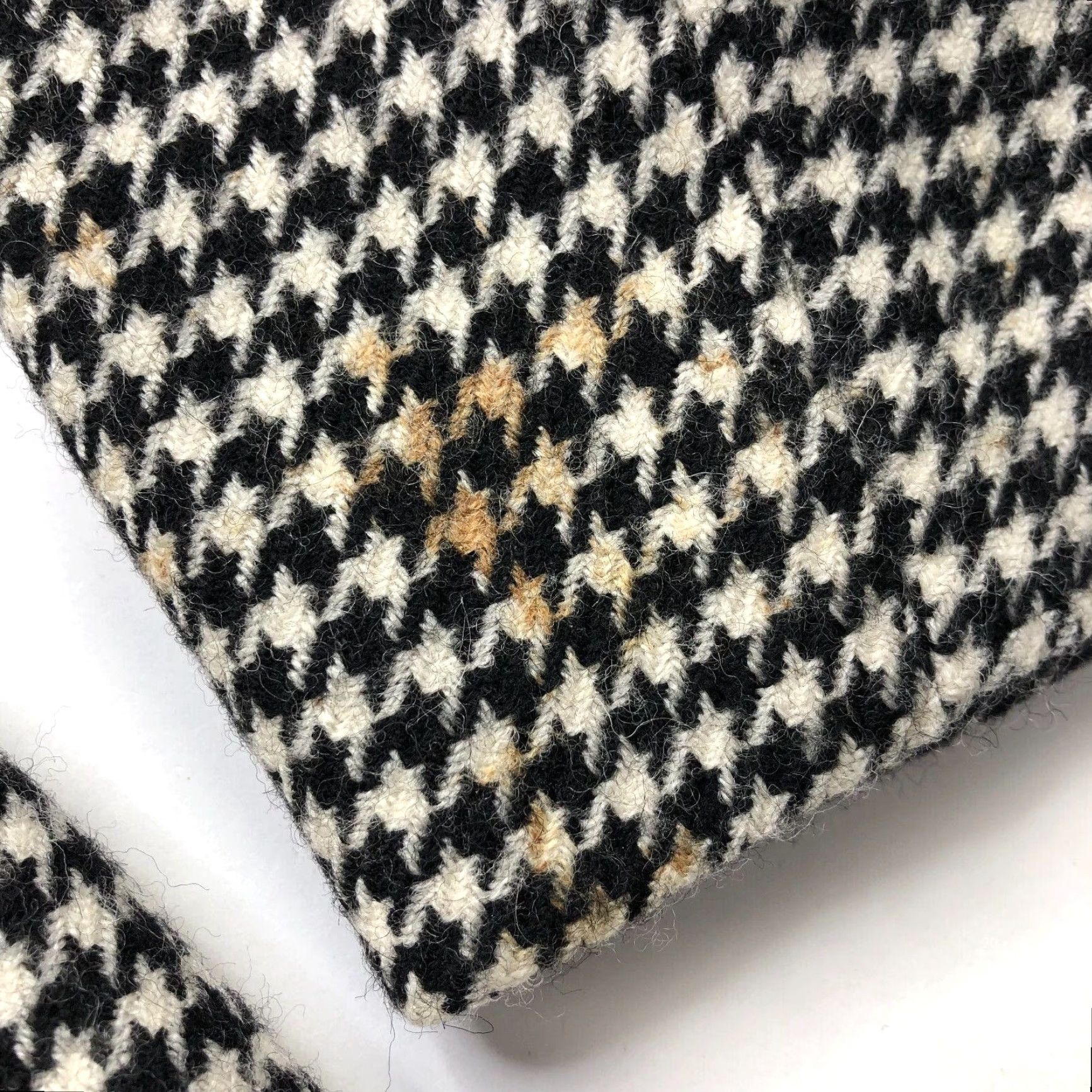 Ralph Lauren Lauren Ralph Lauren Blazer 4 Full Zip Houndstooth Wool Knit Women Jacket Black White READ Size S / US 4 / IT 40 - 3 Thumbnail
