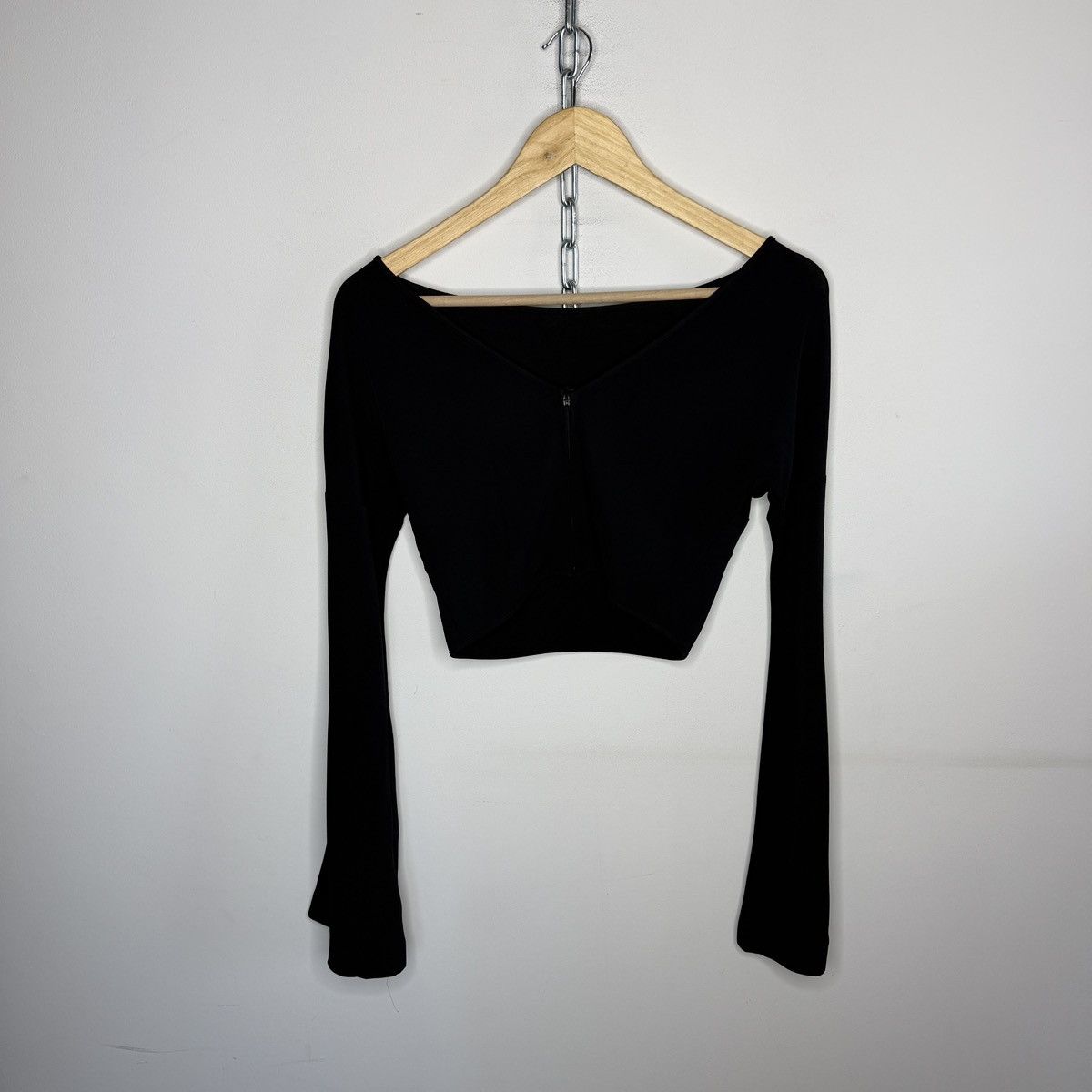Dolce & Gabbana Longsleeve Dolce & Gabbana D&G Flared Wide Sleeves Crop Y2K Size M / US 6-8 / IT 42-44 - 4 Thumbnail