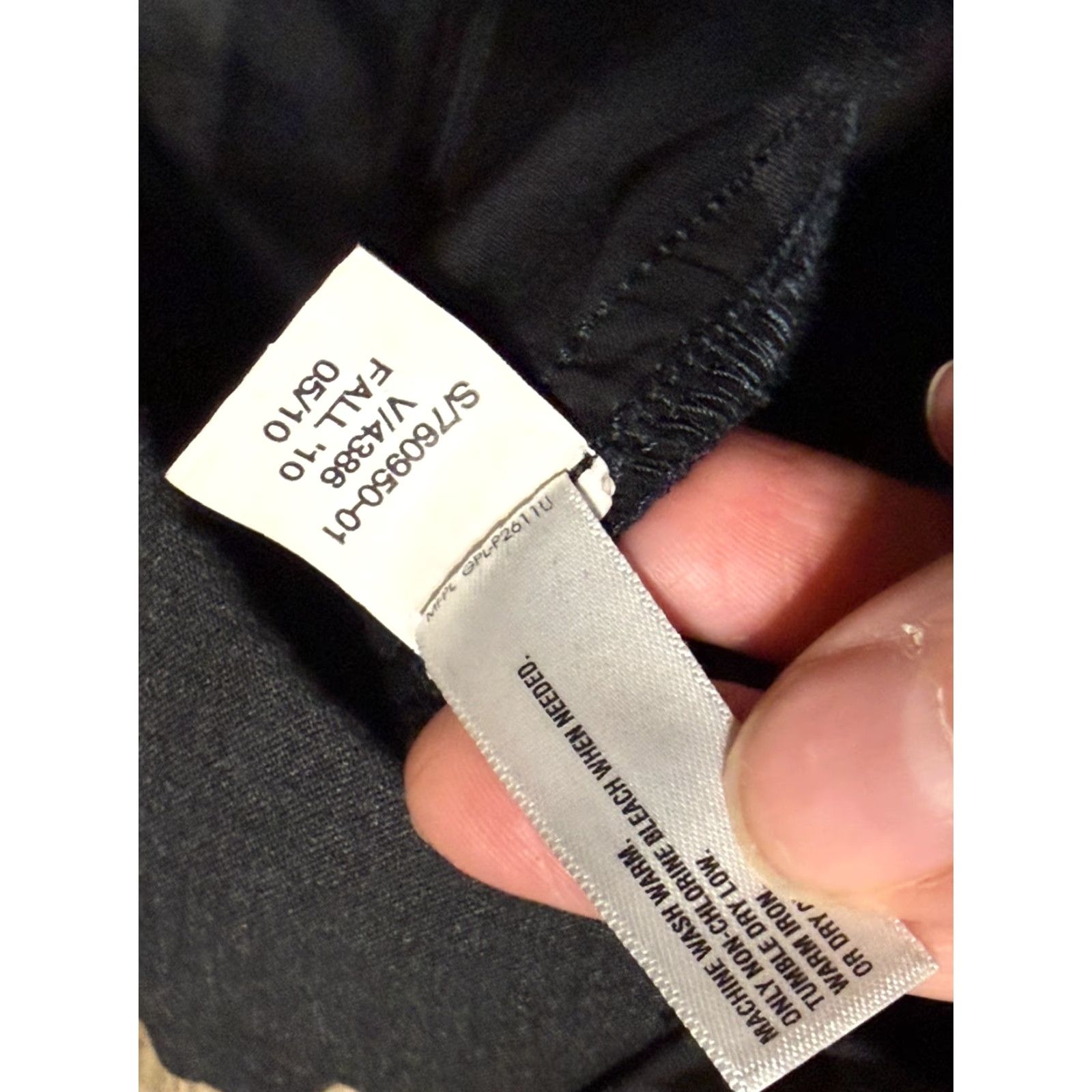 Gap GAP Pants Women's 2R Gray Dress Pants Modern Bootcut, Flat Front, Regular, Polyester, Stretch, Machine Washable, Fall Spring Summer, Women, Pants Size 26" / US 2 / IT 38 - 5 Thumbnail