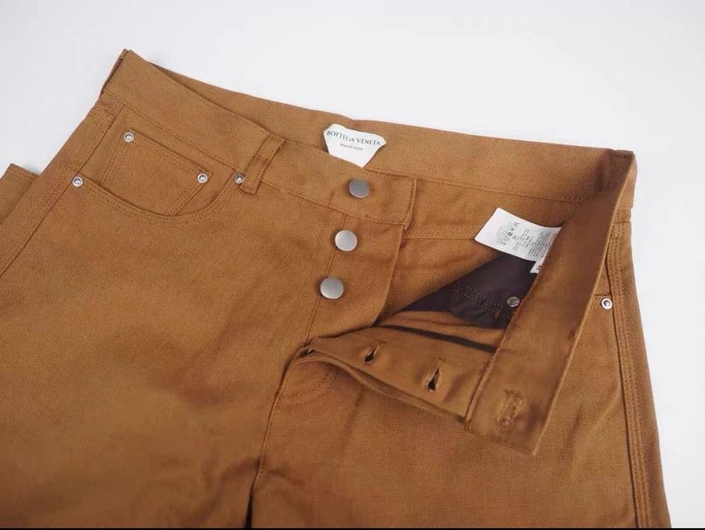 Bottega Veneta Bottega Veneta size US 48 SS20 Khaki Overalls pants Size US 32 / EU 48 - 3 Thumbnail