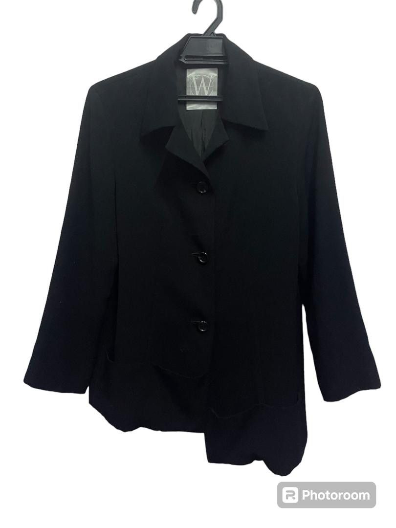 Yohji Yamamoto Yohji Yamamoto by Workshop Black Jacket Size US M / EU 48-50 / 2 - 1 Thumbnail