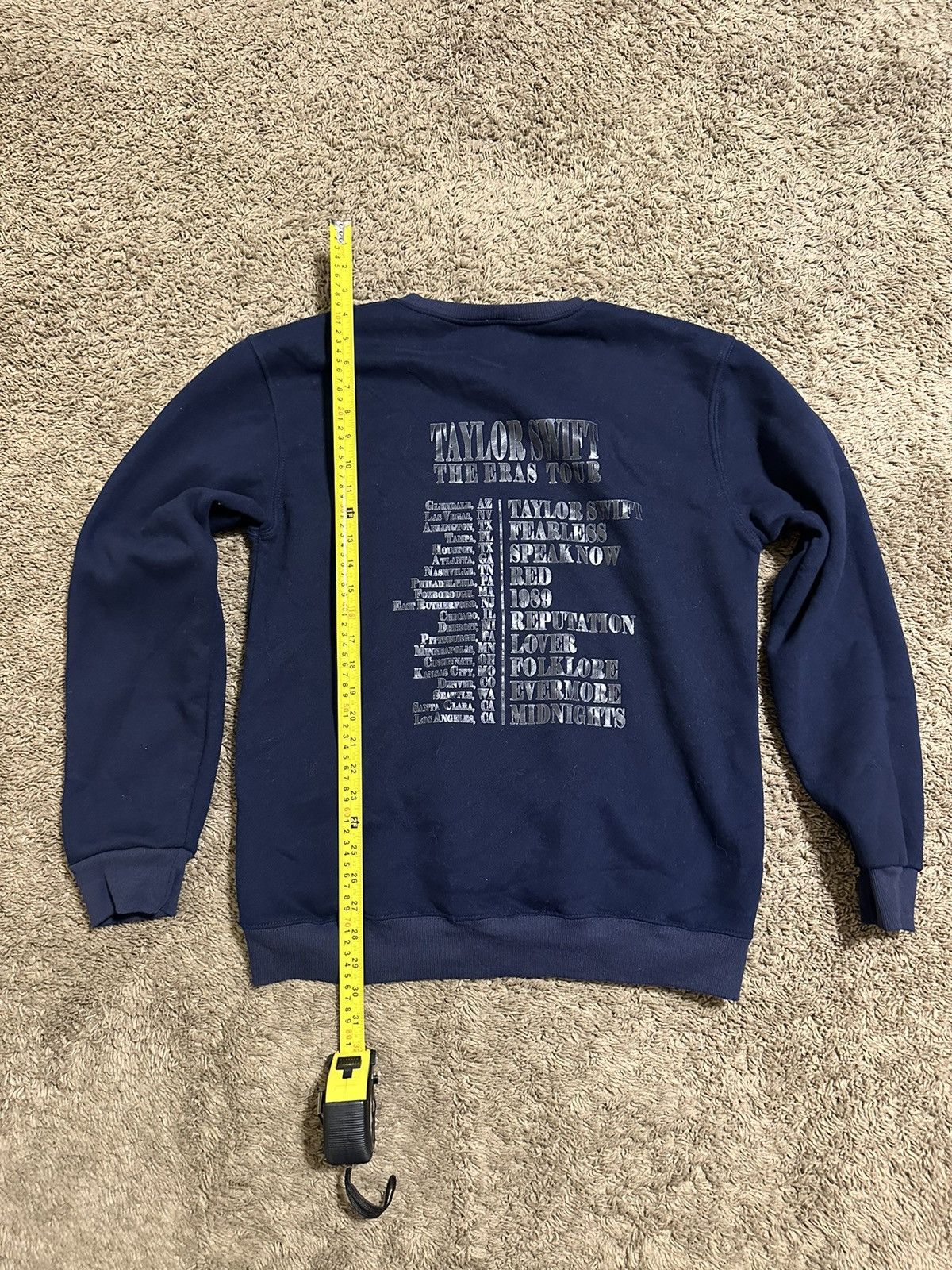 Nike × Vintage Vintage Unisex Taylor Swift The Eras sweater 2023 size large Size L / US 10 / IT 46 - 8 Thumbnail