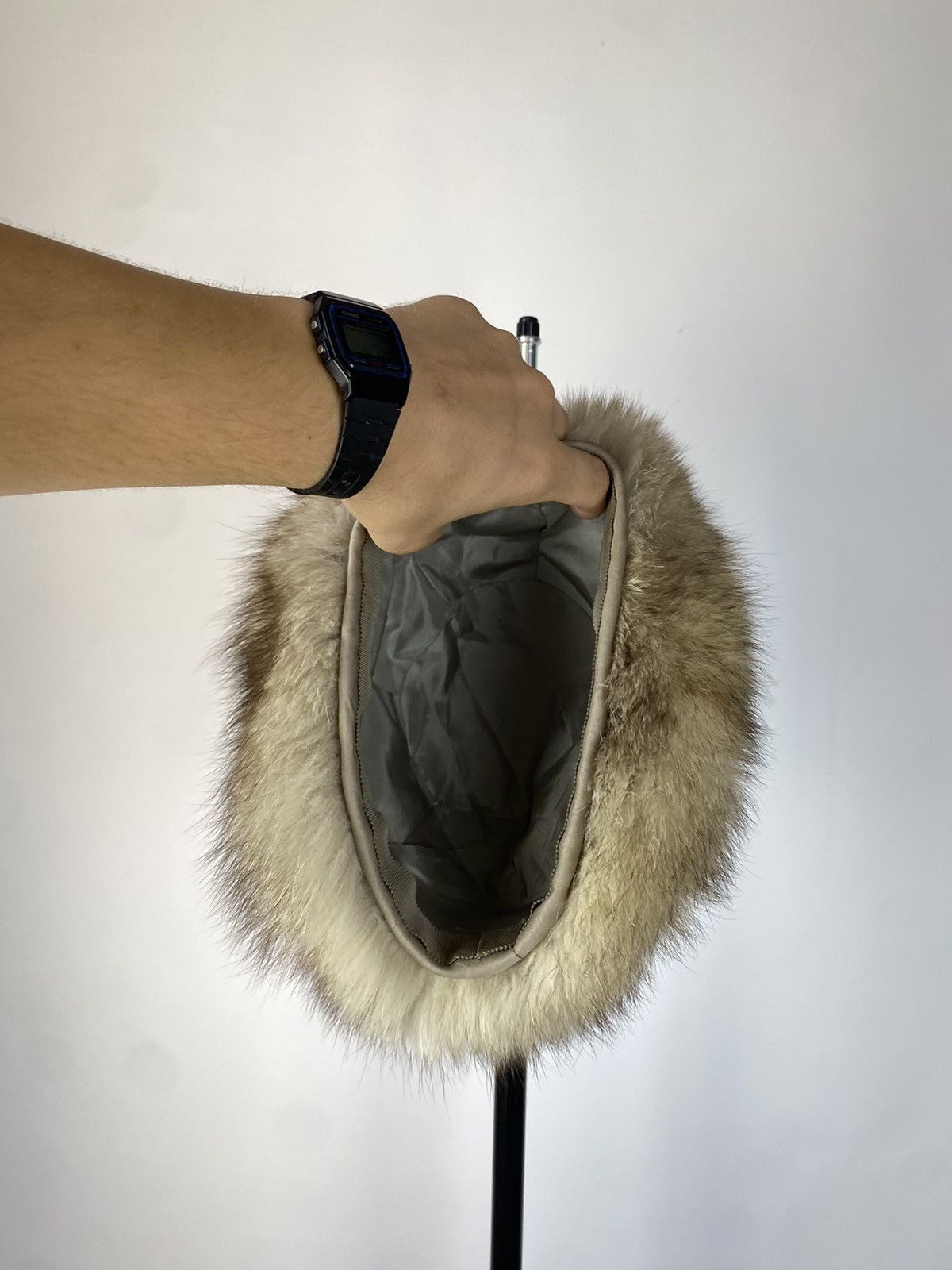 Hysteric Glamour × Japanese Brand Y2K American Vintage Fur Fuzzy Hat Ushanka Beauty Beast Size ONE SIZE - 5 Thumbnail