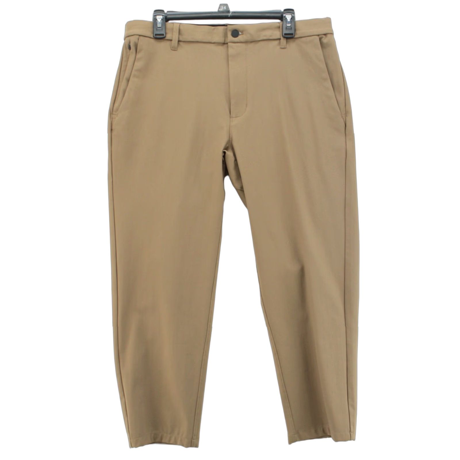 Vintage 7 Diamonds Infinity Chino Pants Mens 36x26 Dark Tan Brown Performance Slim Fit Size US 36 / EU 52 - 1 Thumbnail