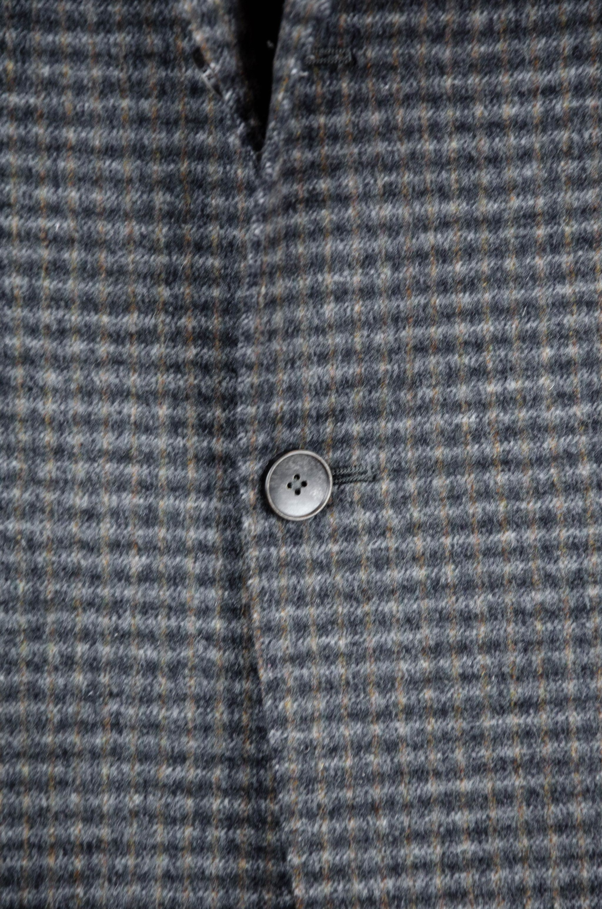Z Zegna Zegna Wool Tweed Check Blazer – Size 50R Size 40R - 9 Thumbnail