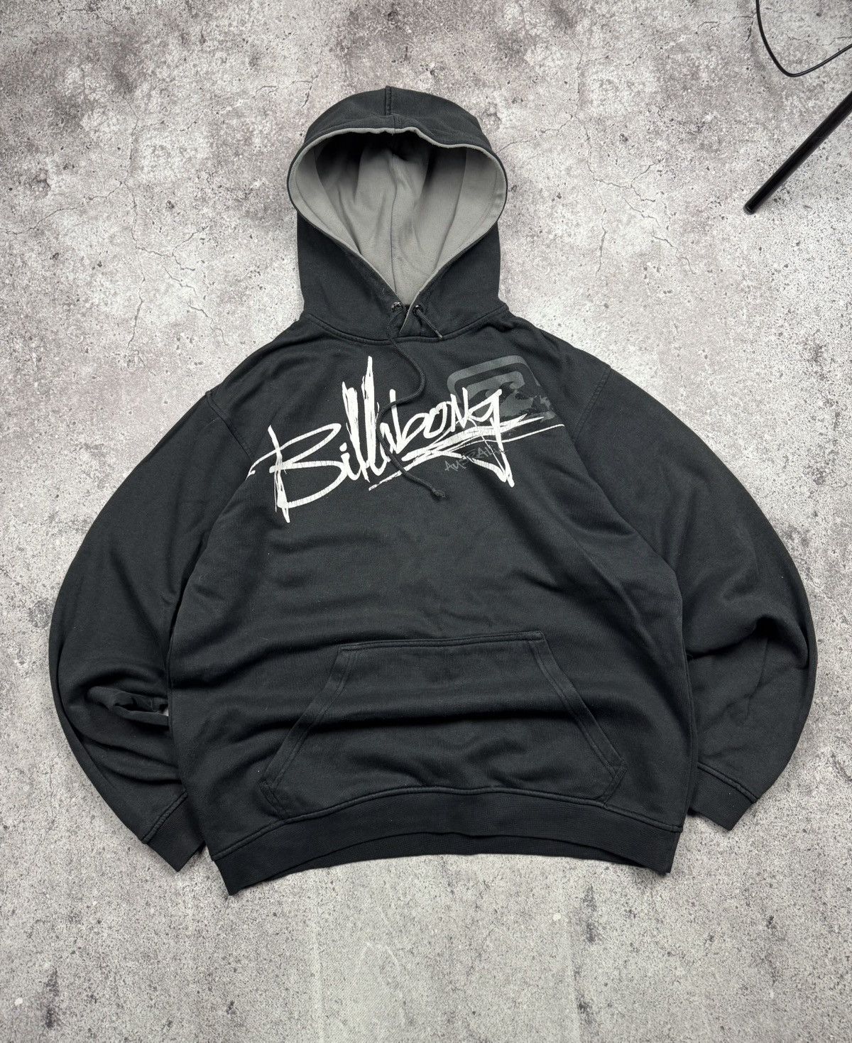 Billabong 💥VINTAGE BILLABONG FADED HOODIE EMBROIDERY BIG LOGO Y2K SWAG Size US M / EU 48-50 / 2 - 1 Thumbnail