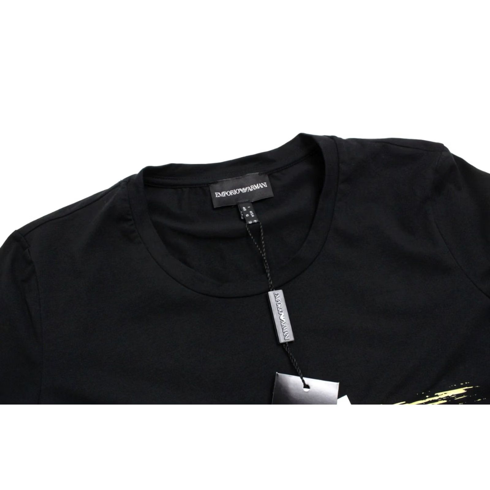 Emporio Armani Emporio Armani T-Shirt Women's US 6 Round Neck Pullover Stretchy Black Size M / US 6-8 / IT 42-44 - 4 Thumbnail
