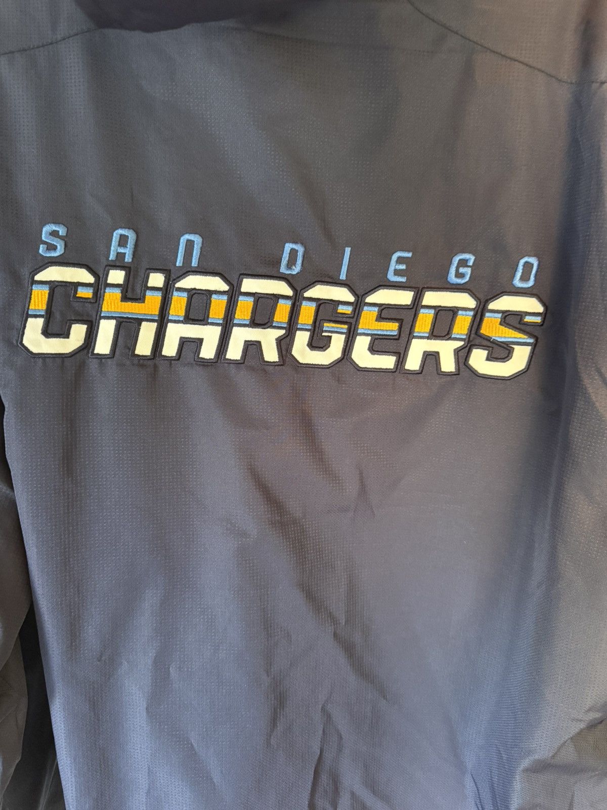 Reebok Vintage Reebok San Diego Chargers Hooded Zip Fleece Jacket Size US L / EU 52-54 / 3 - 7 Thumbnail
