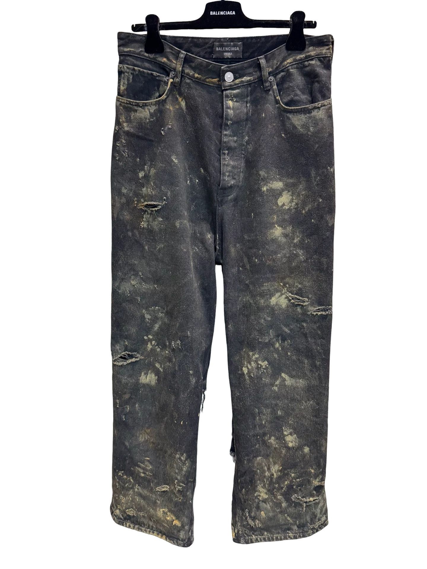 Balenciaga Balenciaga Super Destroy Jeans XS Size US 28 / EU 44 - 1 Thumbnail