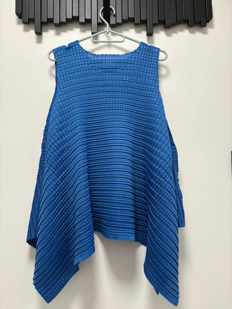 Issey Miyake issey miyake size:3 Blue Waffger vest Size XXS / US 00 / IT 34 - 5 Thumbnail
