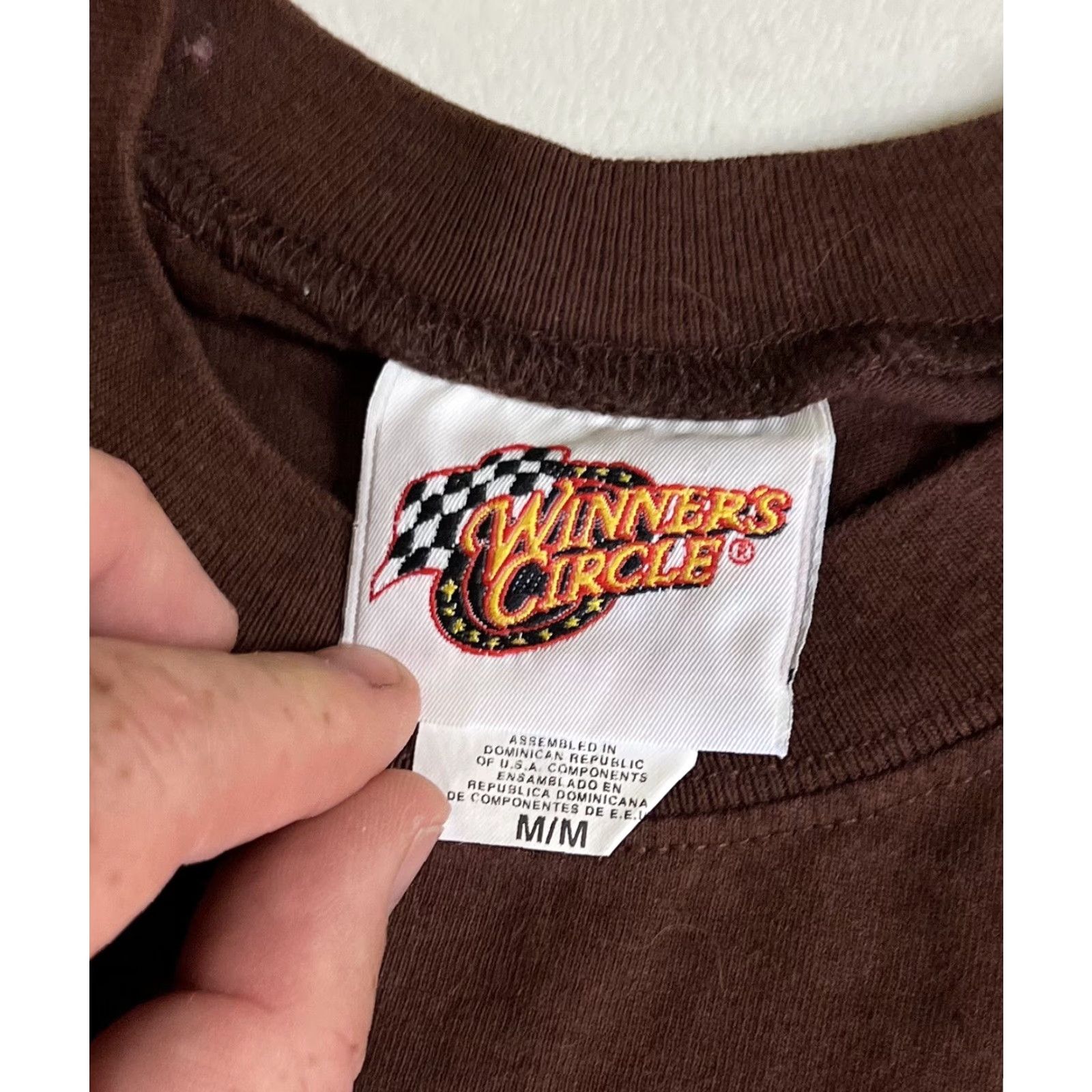 NASCAR VINTAGE Dale Jarrett Sleeveless Shirt Medium 88 Winners Circle NASCAR Brown UPS Logo Graphic Tee Mens M Size US M / EU 48-50 / 2 - 3 Thumbnail