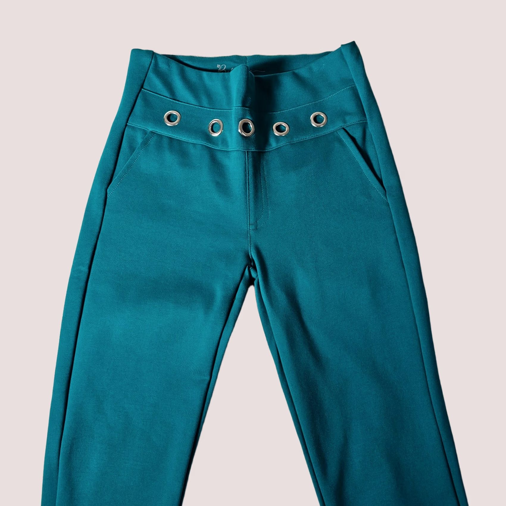 Altea Bellanoa Leggings Womens 6 Teal Athletic Leggings Outdoor Ankle 6 Womens Tight Pull On Classic Casual Sportswear Size 28" / US 6 / IT 42 - 1 Thumbnail