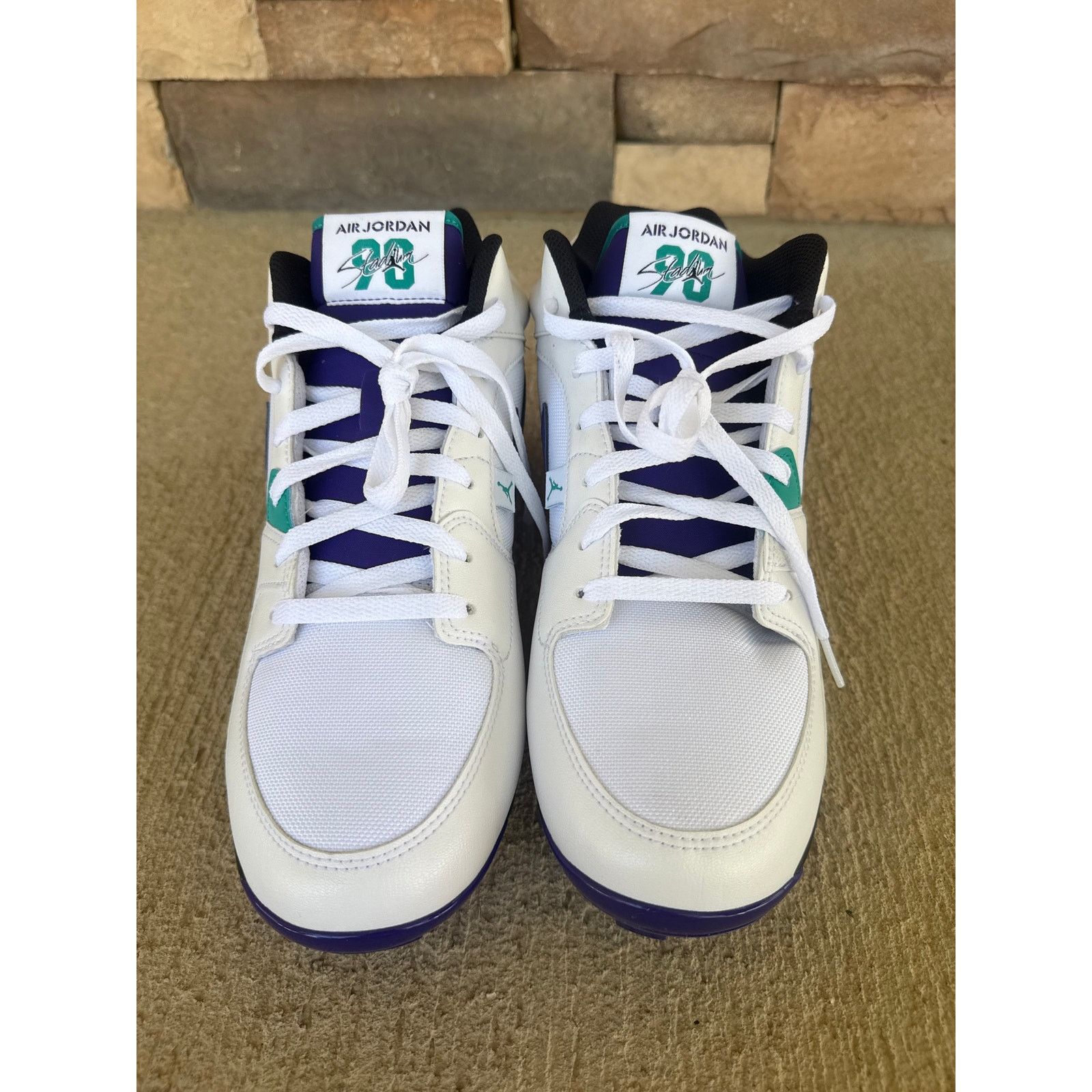 Nike Nike Air Jordan Stadium Cleat GRAPE Baseball Cleats size 11 Size US 11 / EU 44 - 2 Thumbnail