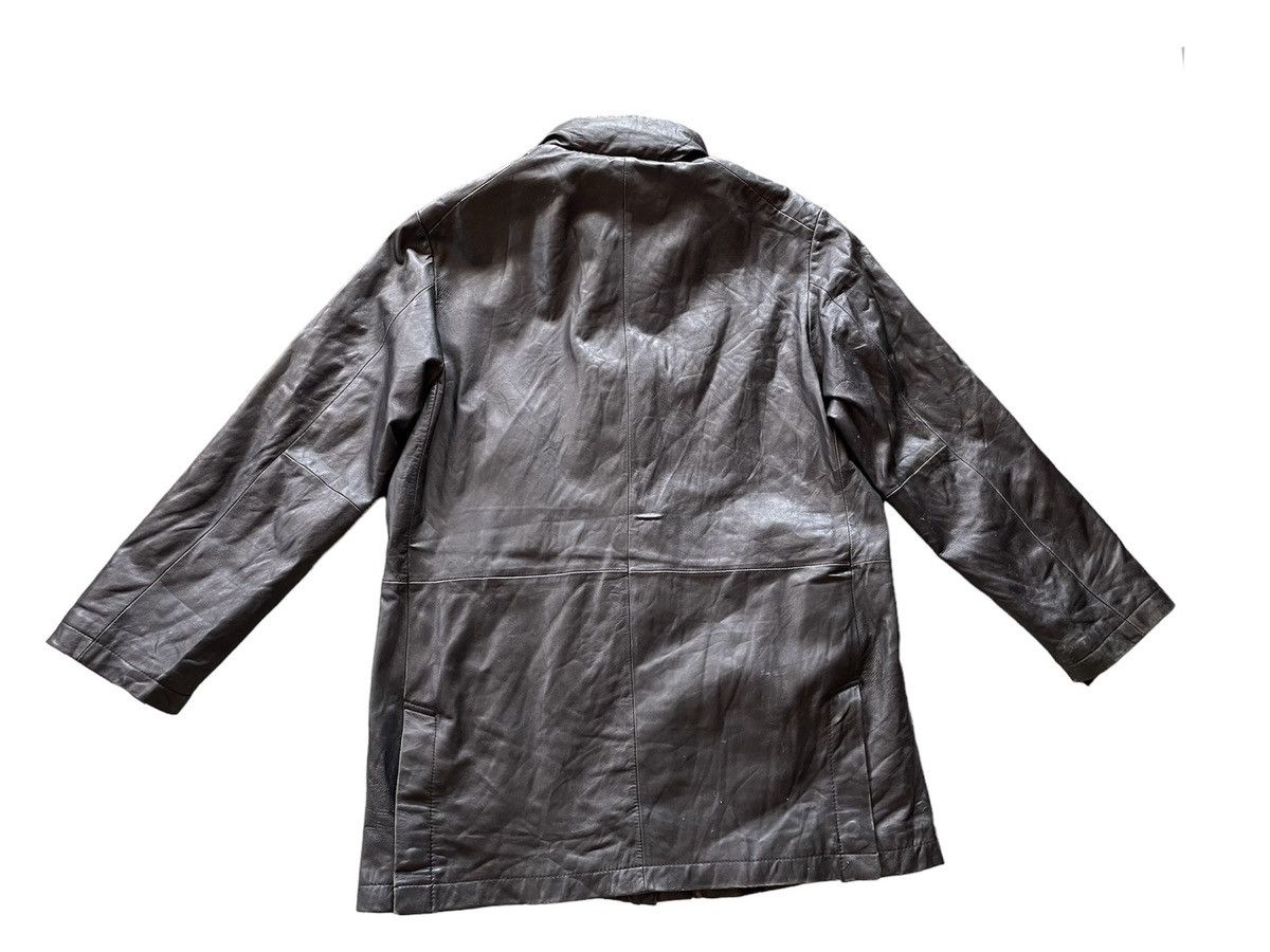 Japanese Brand Louis Chavlon Zipper Leather Jacket Matrix Size US L / EU 52-54 / 3 - 2 Thumbnail