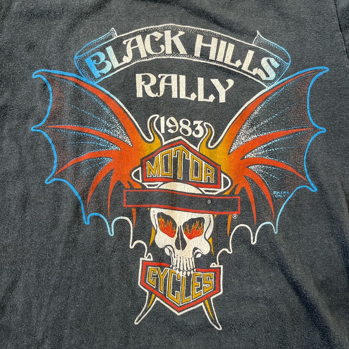 Harley Davidson RARE 1983 Black Hills Rally Harley Davidson Tshirt Size US M / EU 48-50 / 2 - 2 Thumbnail