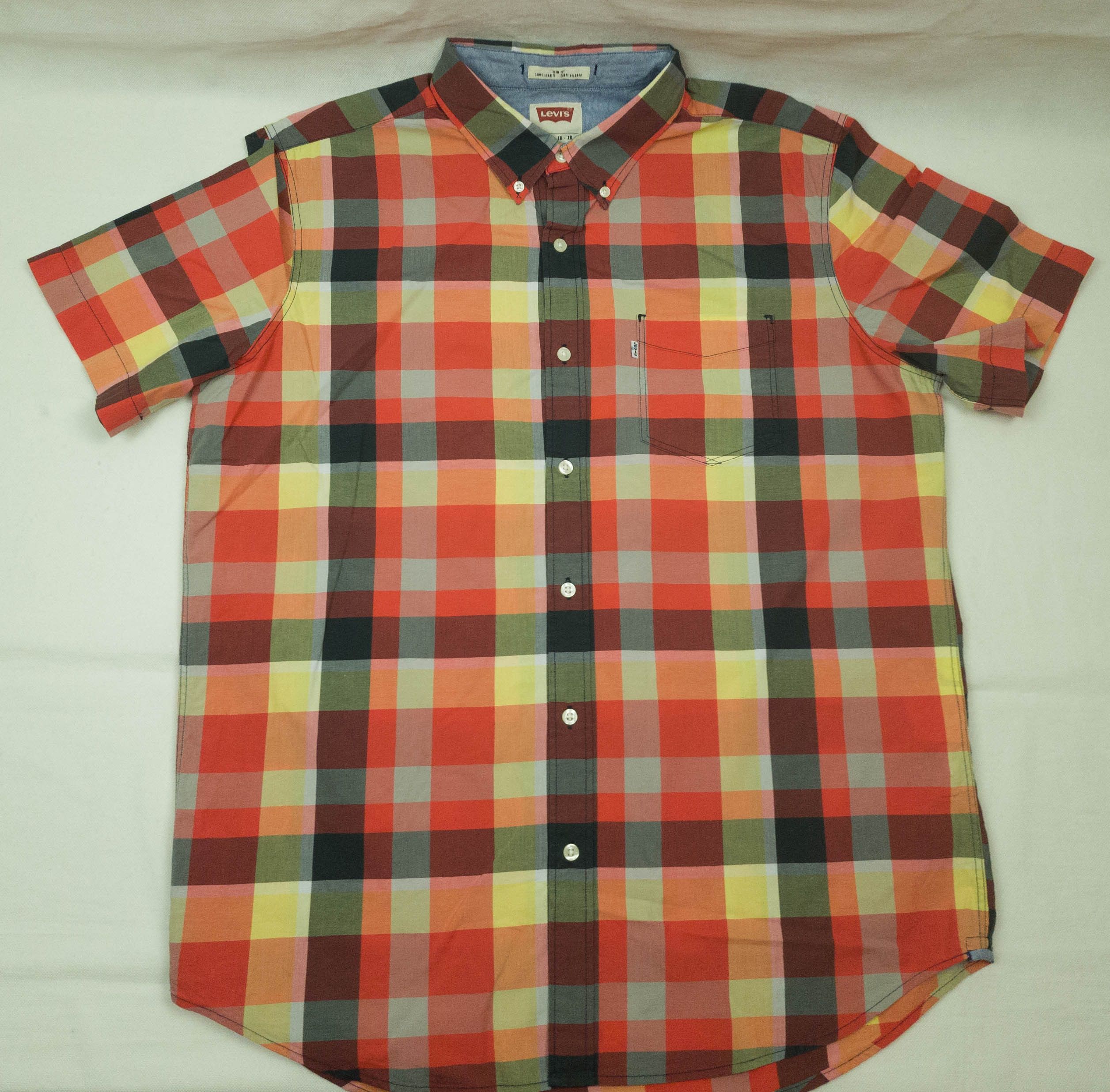 Levi's - MENS Levi's SHIRT SHORT SLEEVE COTTON SIZE XL Size US XL / EU 56 / 4 - 3 Thumbnail