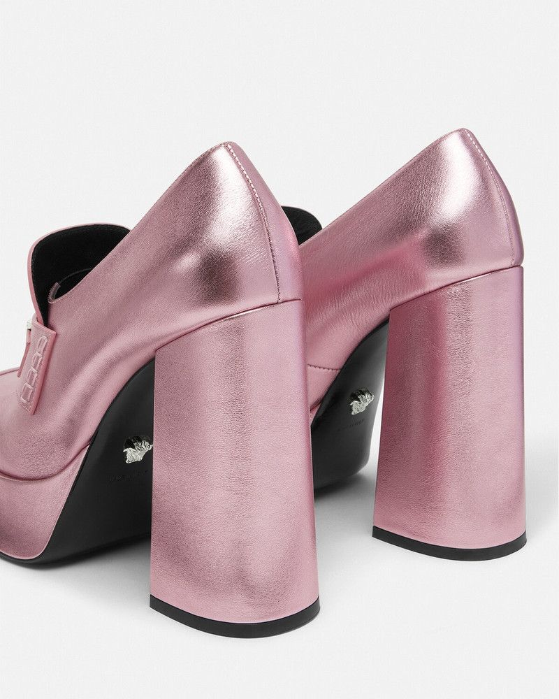 Versace o1y0226 Chunky Loafers in Pink Size US 8 / IT 38 - 4 Thumbnail