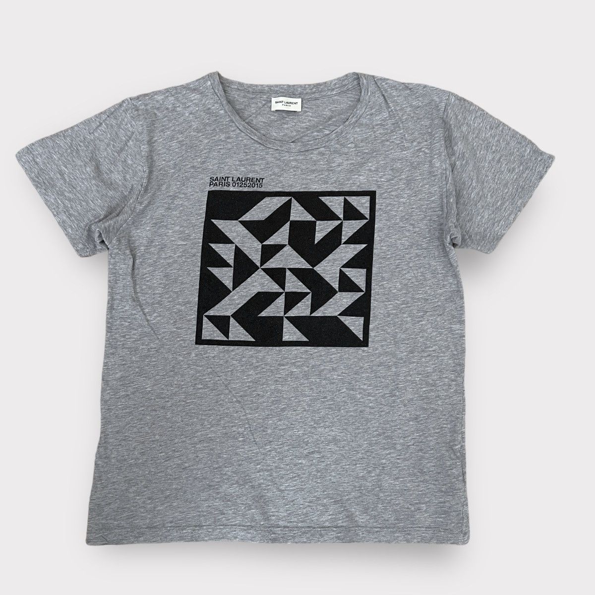 Saint Laurent Paris Saint Laurent Logo Tee Size US M / EU 48-50 / 2 - 1 Thumbnail