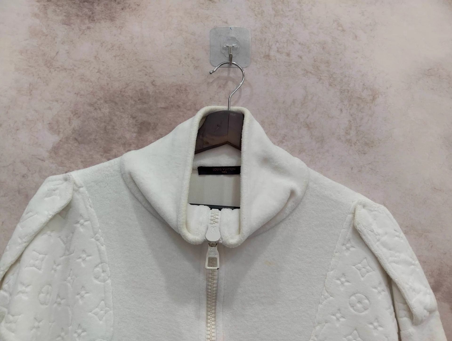 Louis Vuitton LV Velvet Half-Zip Full Print Sweatshirt XXS 95 New Size US XXS / EU 40 - 6 Thumbnail